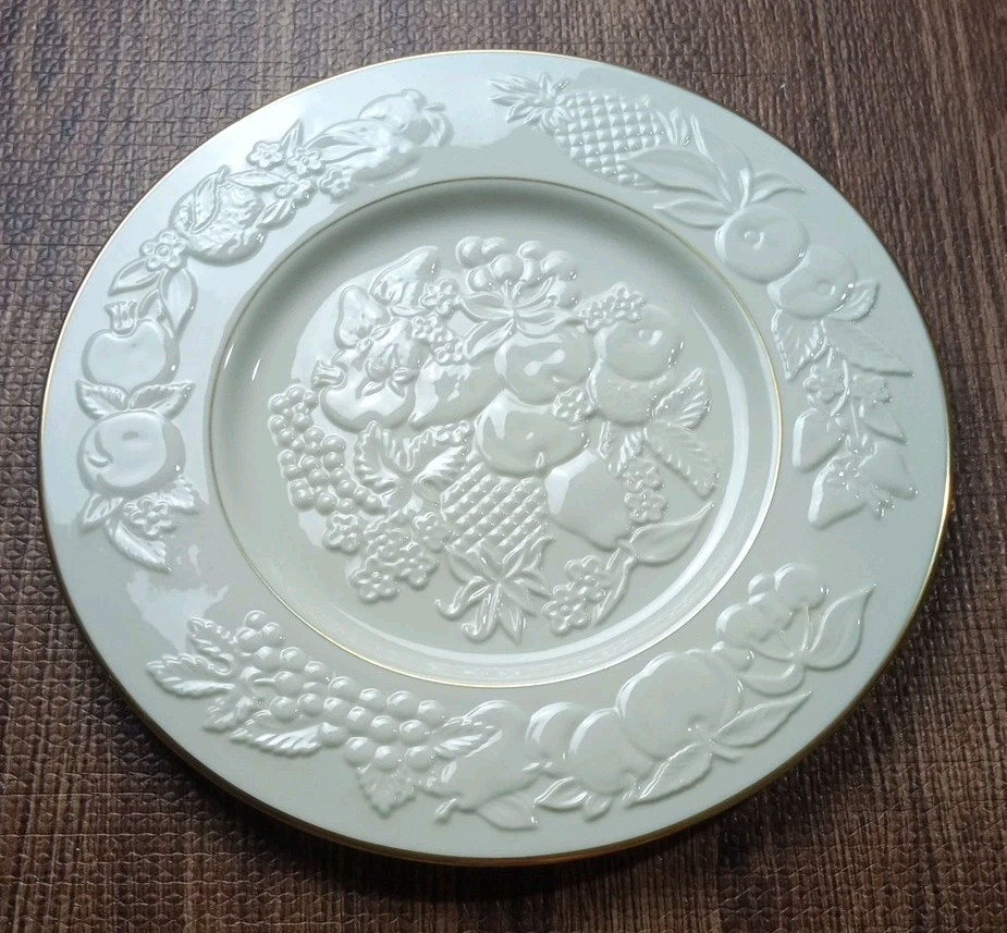 Vintage Lenox Fruits of Life Platter 13” Chop Platter NOB