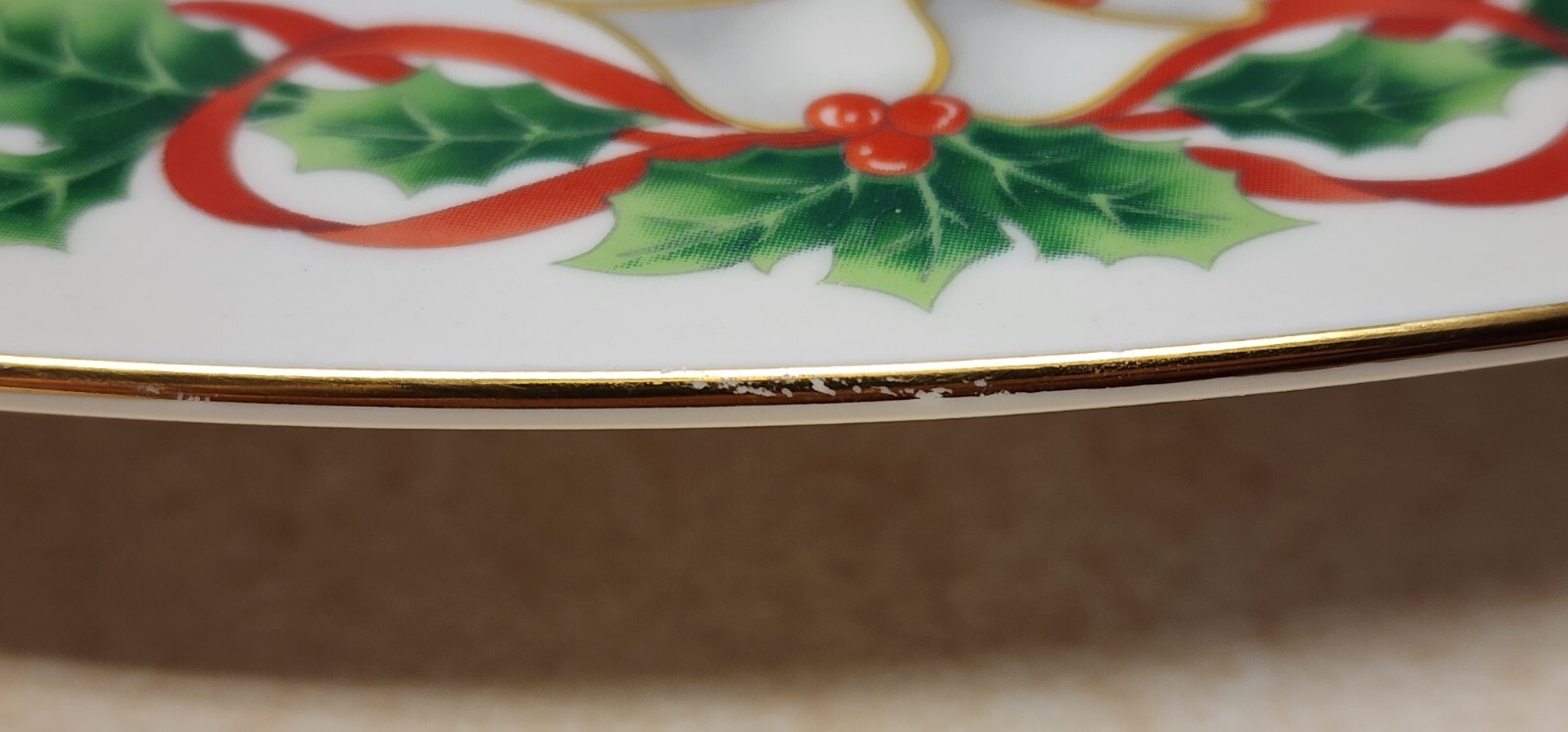 Sango Noel Oval Serving Platter 14 1/8″ x 10 1/8″ Inches #8401 Christmas Holly