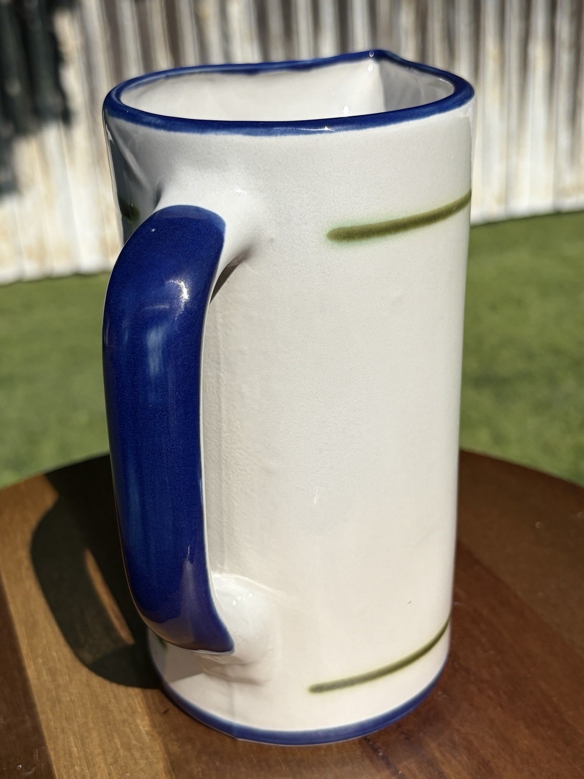Louisville KY Pottery Stoneware Mint Julep Pitcher USA 36oz EUC