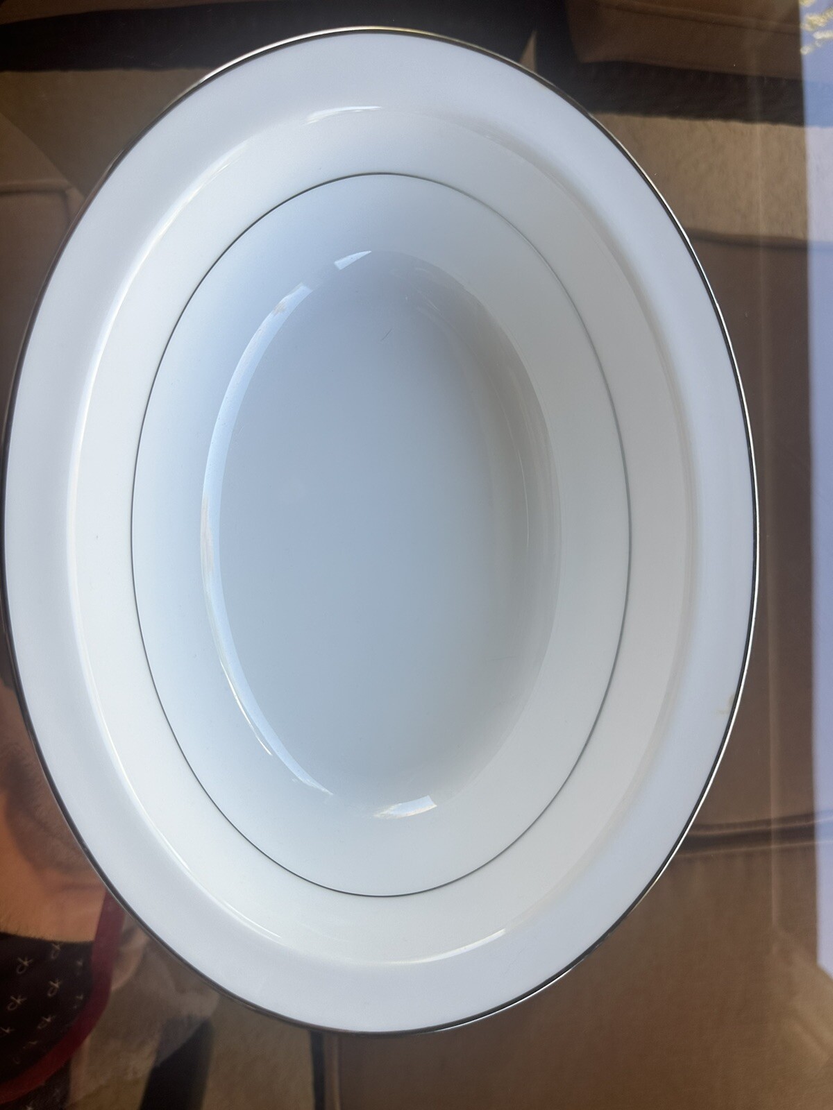 Set of 2 Noritake Envoy Serving Bowls – Round 10” & Oval 10” x 7.5” Japan