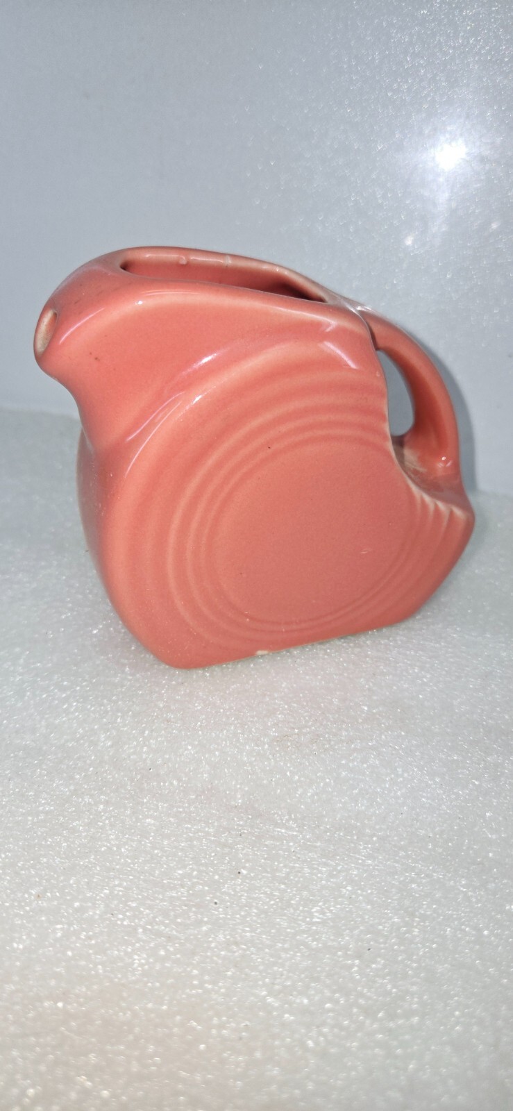 MINI DISK PITCHER creamer flamingo pink FIESTA 5 OZ.