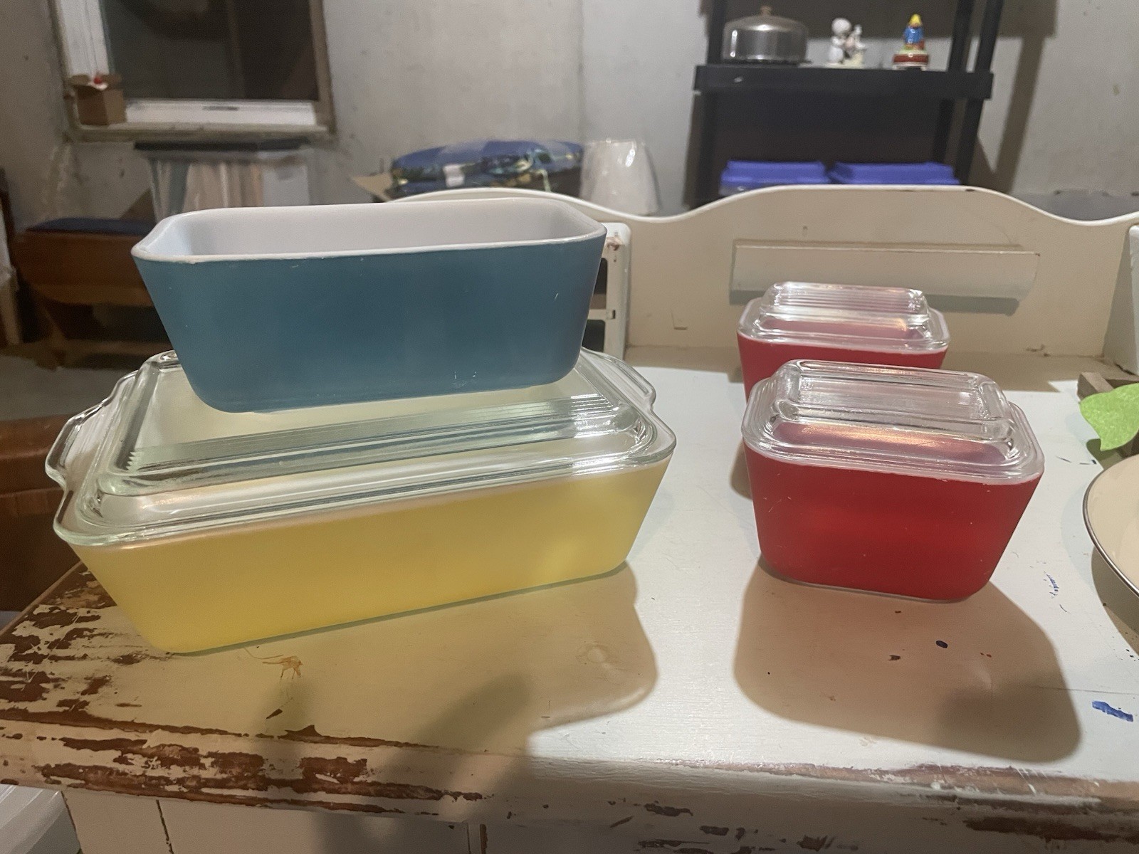 PYREX Refrigerator Dish Set Primary – 7 Pieces