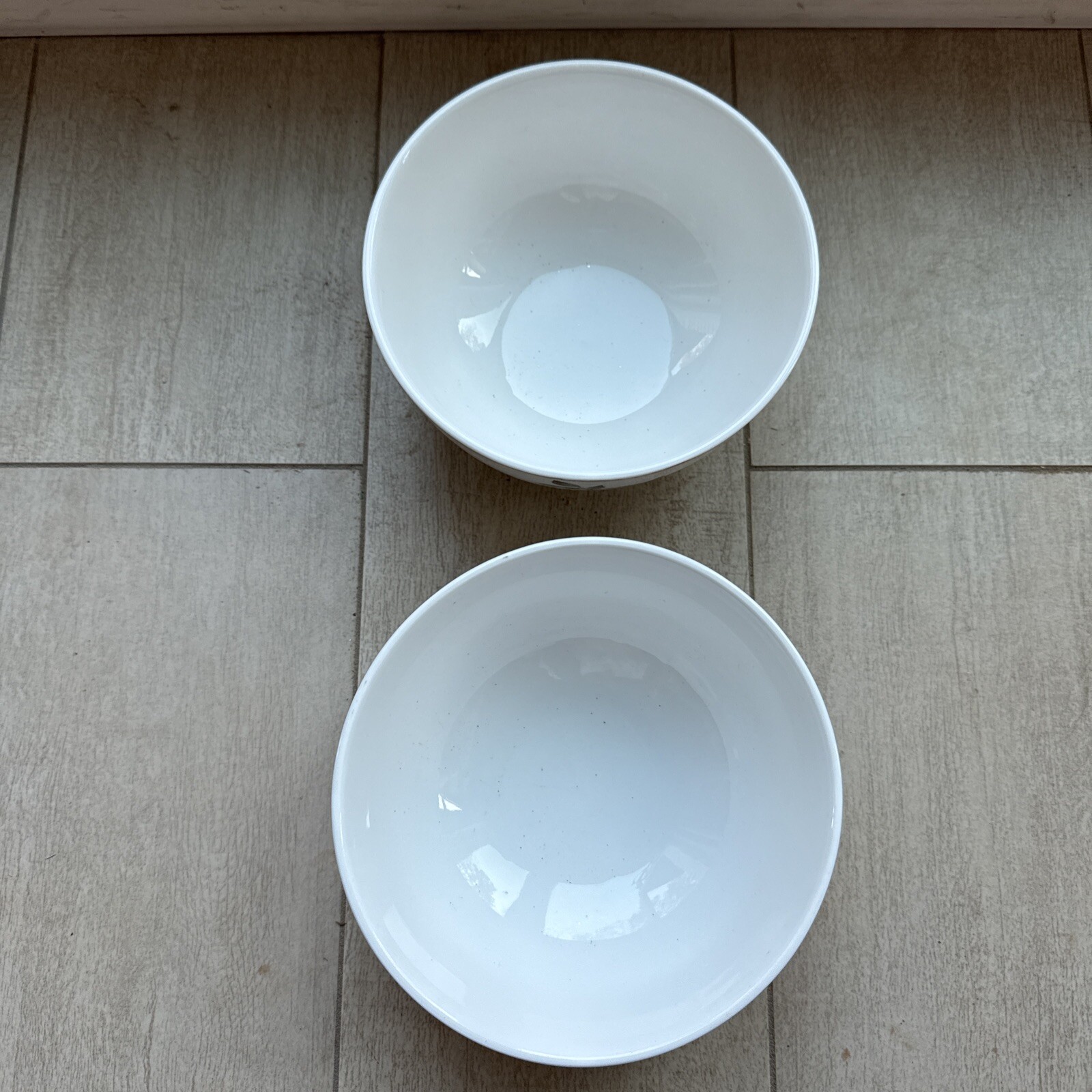 New Set 2 GRACE’S TEAWARE WHITE WITH GRAY PUMPKINS Berries GOLD TRIM 6” Bowls