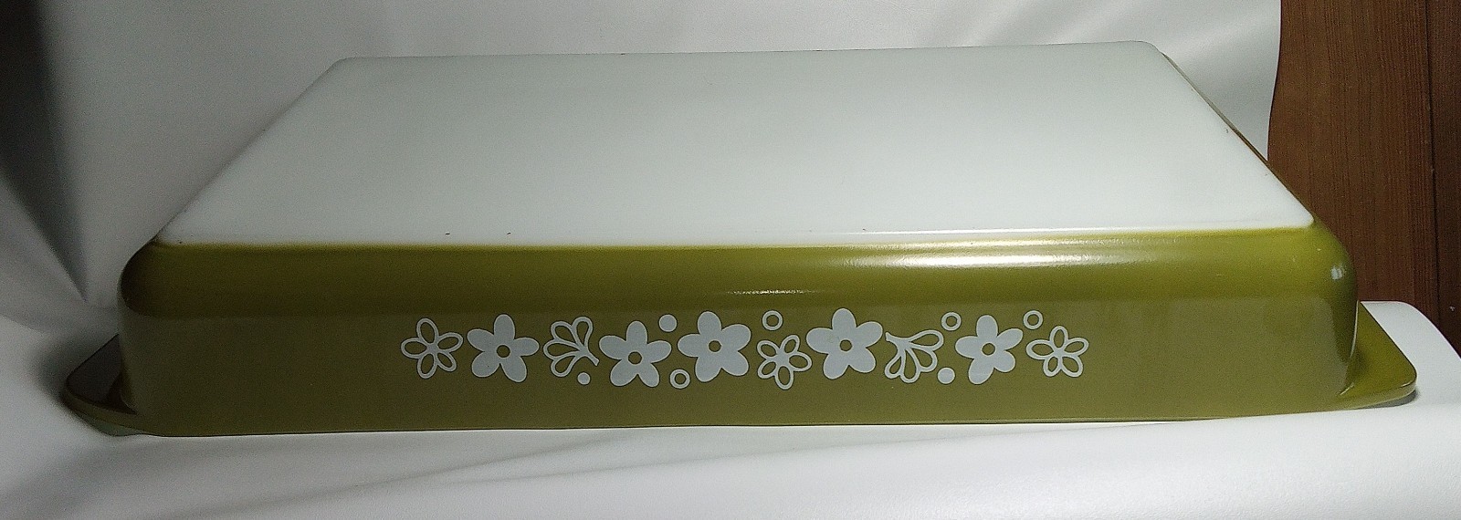 Vintage 933 Pyrex 13 1/2″ X 8 3/4″ Spring Blossom Crazy Daisy Baking Lasagna