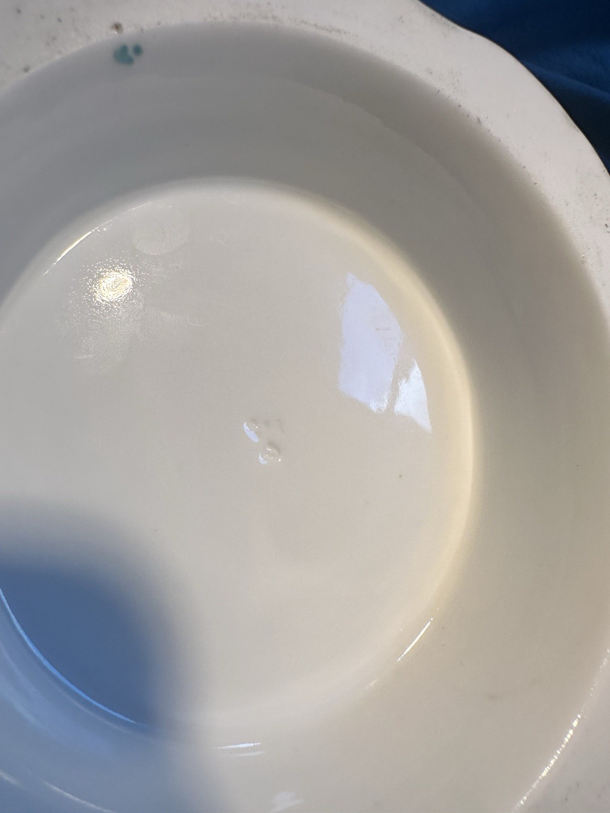 1800’s Antique Minton Quality Staffordshire Footed Bowl HP Tulip Turquoise Gold