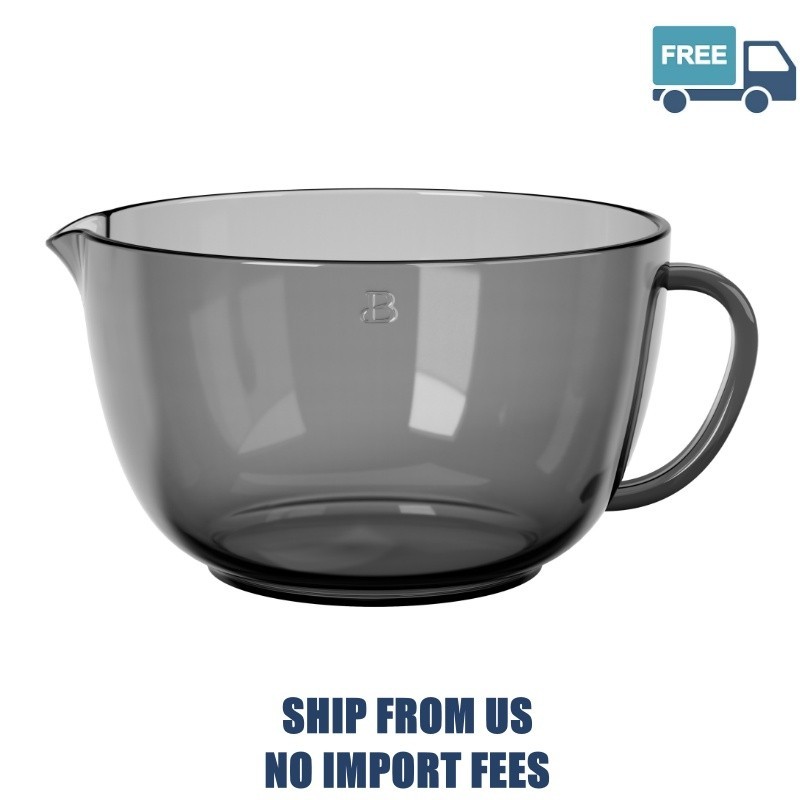 Beautiful 2.5 Qt Glass Mixing Bowl with Handle by Drew Barrymore
