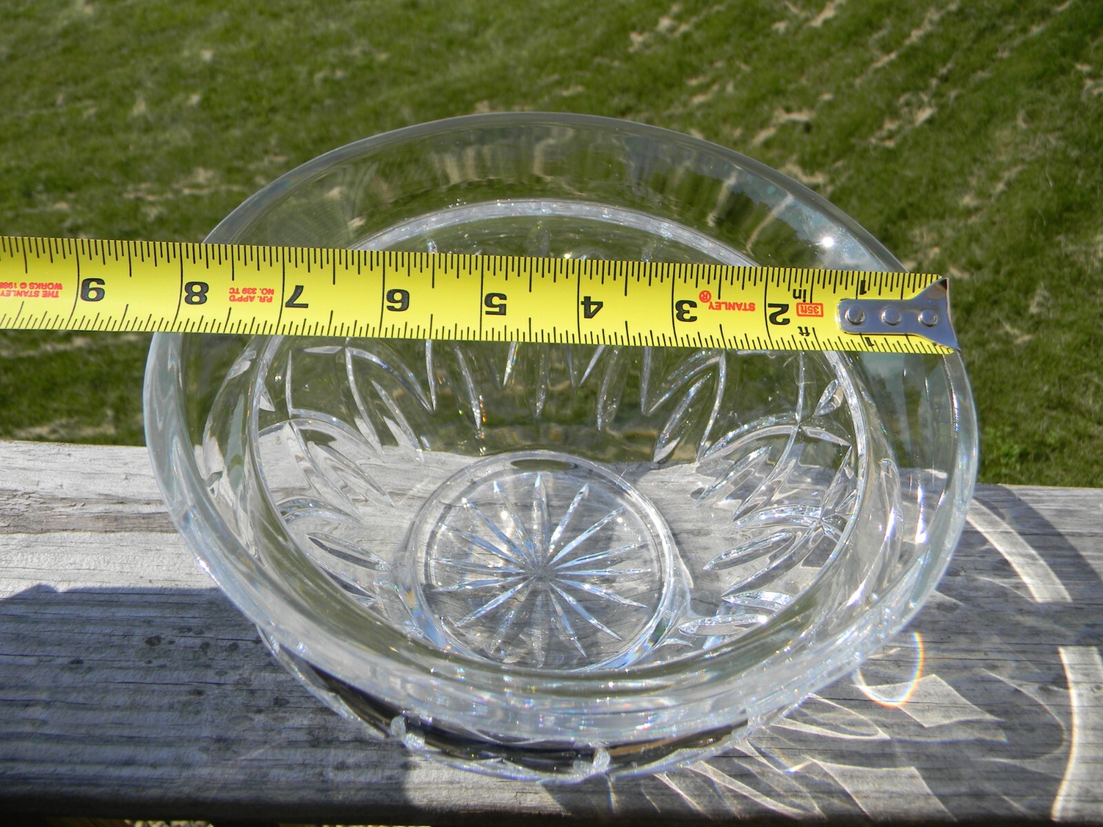 Marquis By Waterford Crystal “Glenbrook” Bowl / Candy Dish 8″ dia.