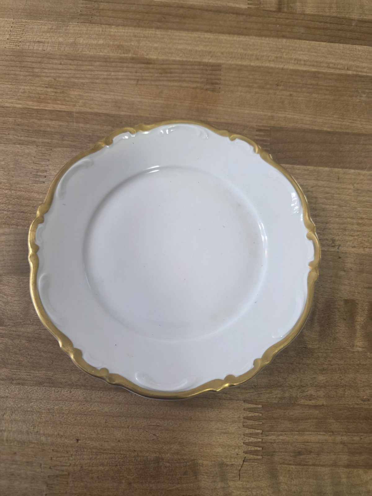 Mitterteich Golden Lark Dinner Salad Bread Plates 10.5″ 8″ 7″ Germany Bavaria