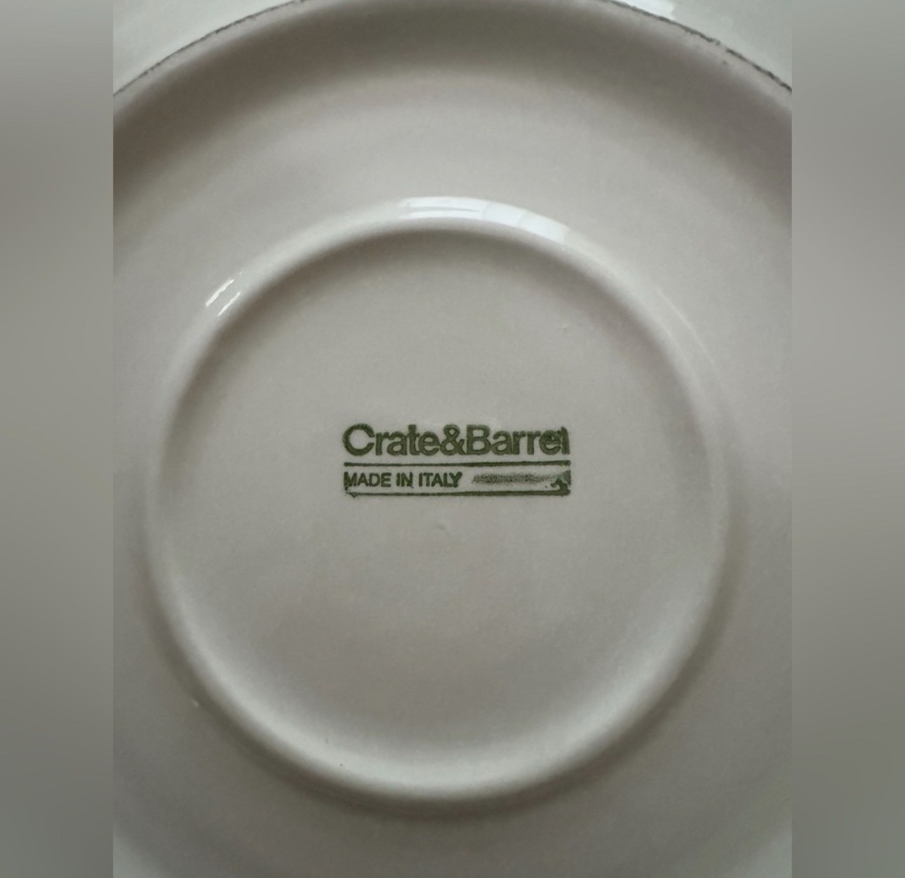 Crate & Barrel Large Floral Ceramic Chop/Serving Plate, Spring Flowers – 13.75