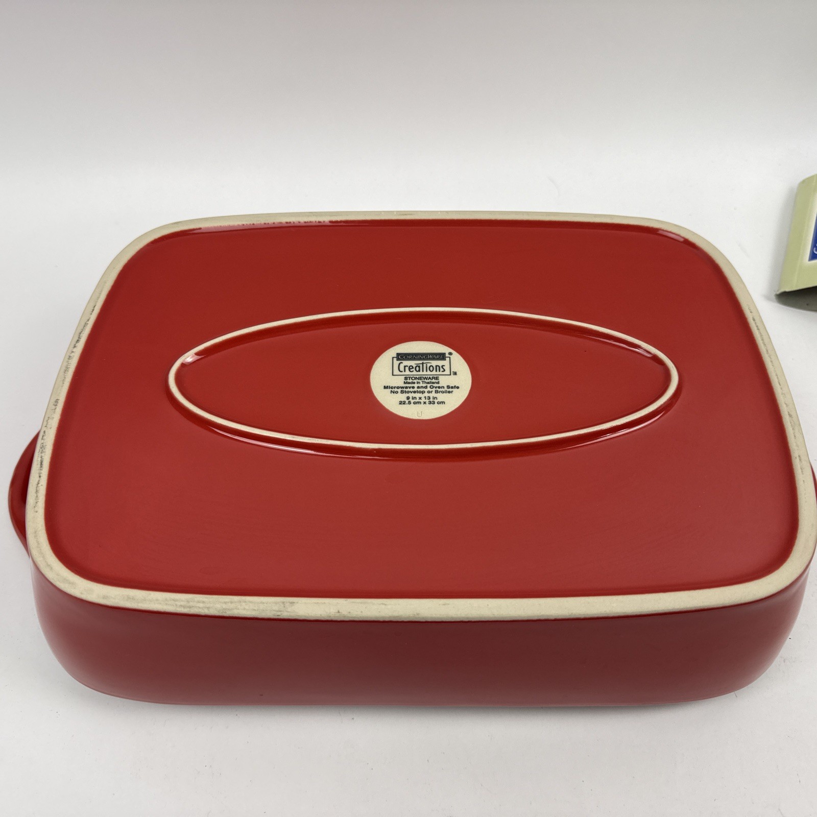 Corningware Creations 9”x13” Oblong Dish 3 Quart Red
