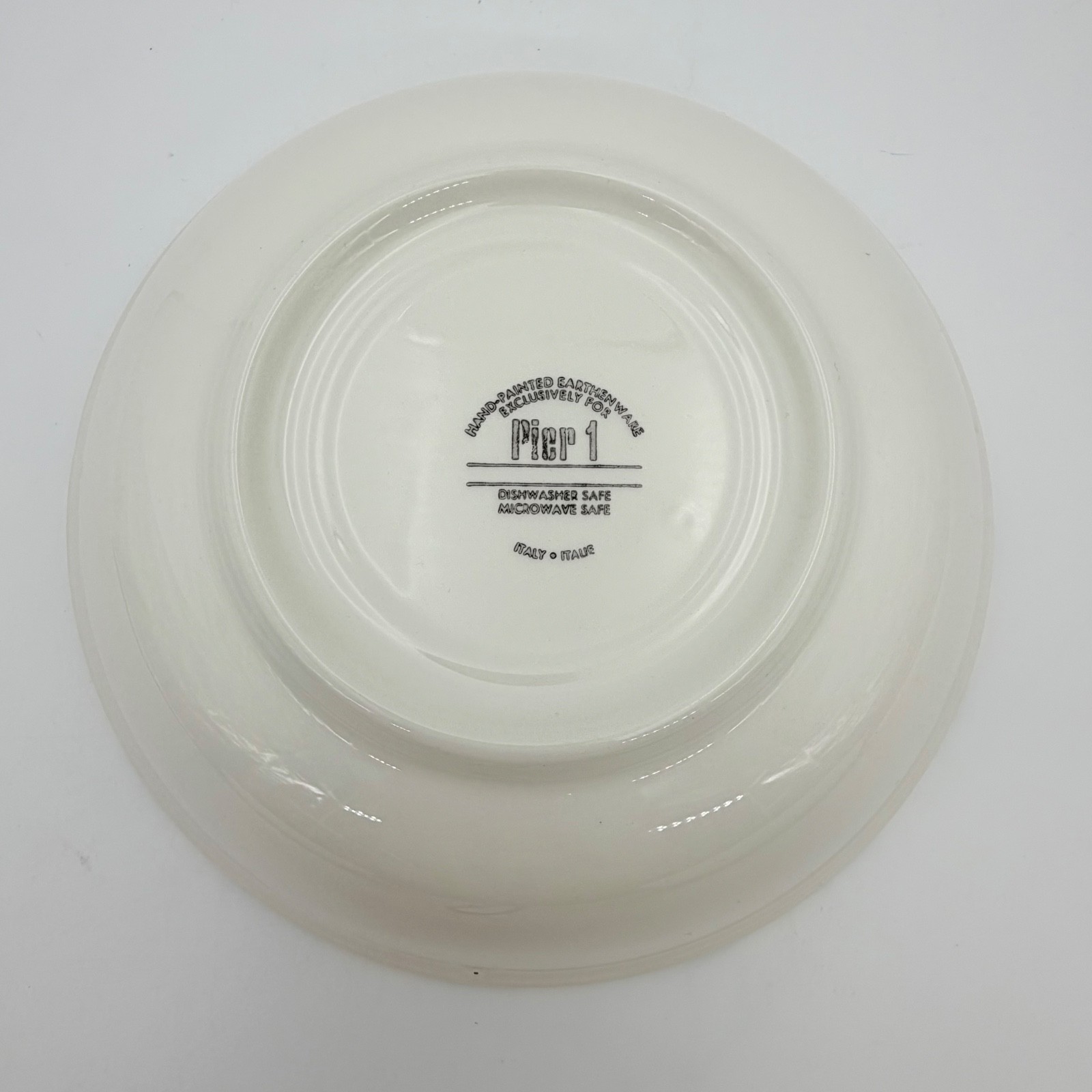 Pier 1 Pomodoro Pasta Bowl Set 5 Pc Italy Aglio Mixed Vegetables Hand Painted