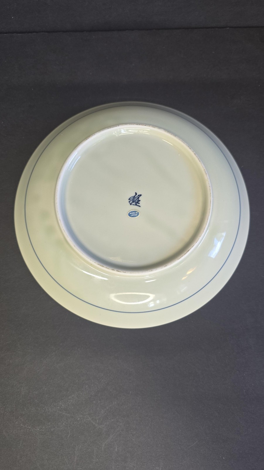 Blue White Birds And The Bees Round Porcelain Plate Made In Japan Decor