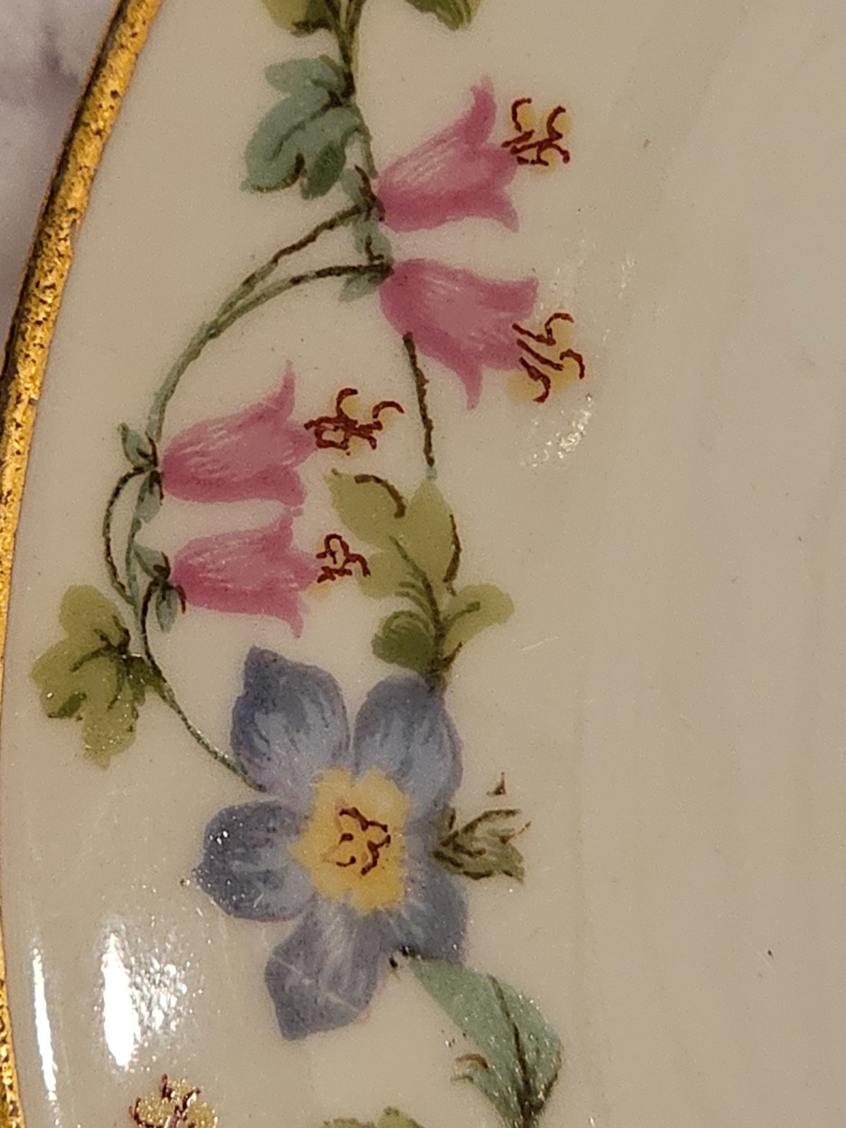 Bouillon cups w/ saucers, set of three, vintage, Haviland, T & V, CF Haviland