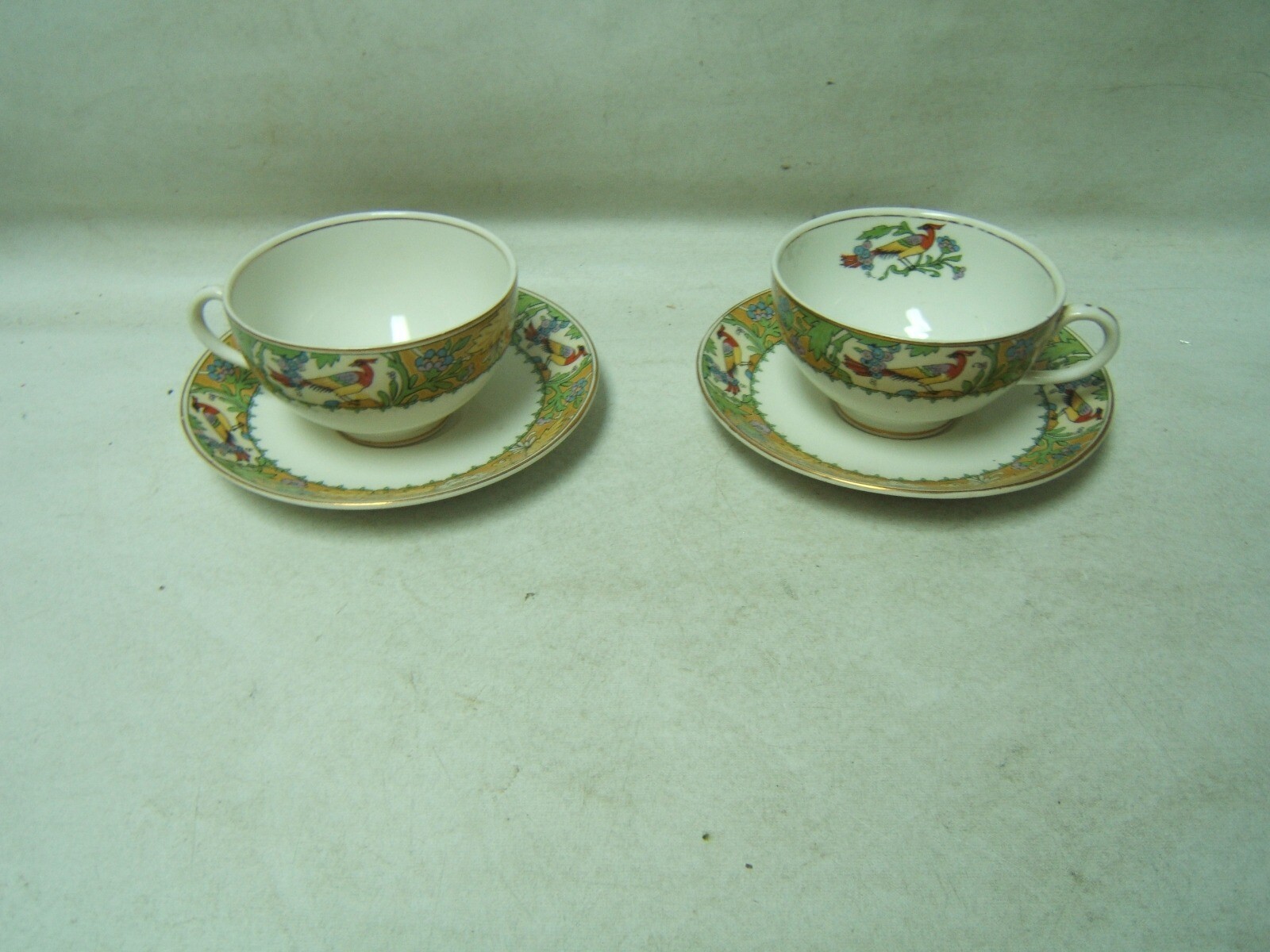 Grindley “Wrenbury” Lot of 2 Cups and 2 Saucers Very Good condition
