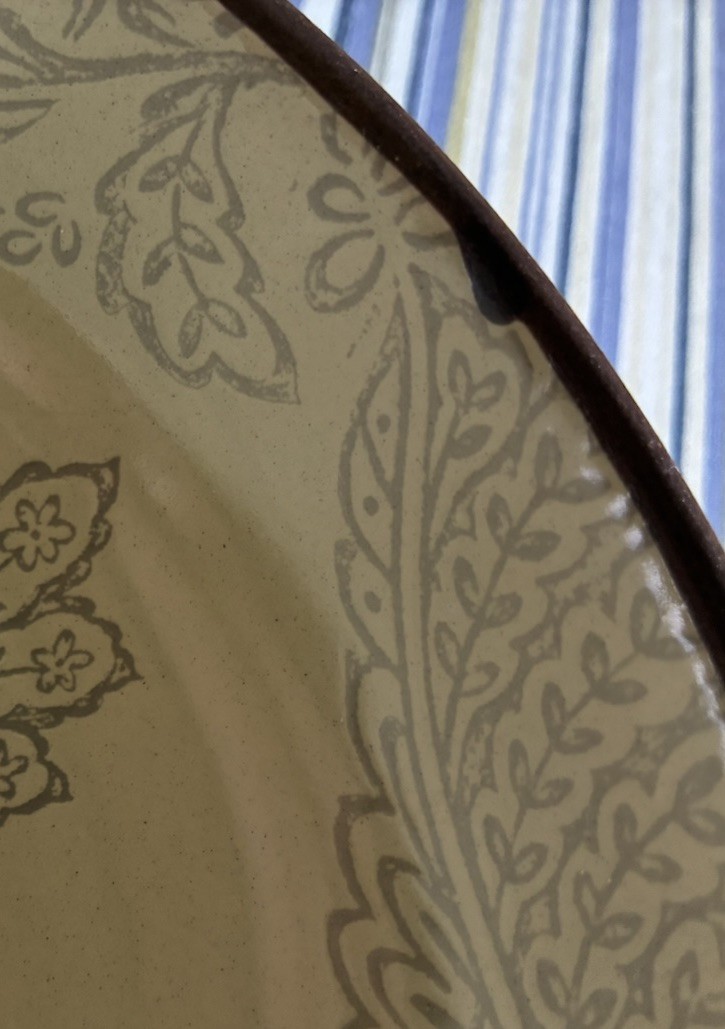Set of 4 222 Fifth Chandri Sage Soup/Salad Bowls Very Good Condition
