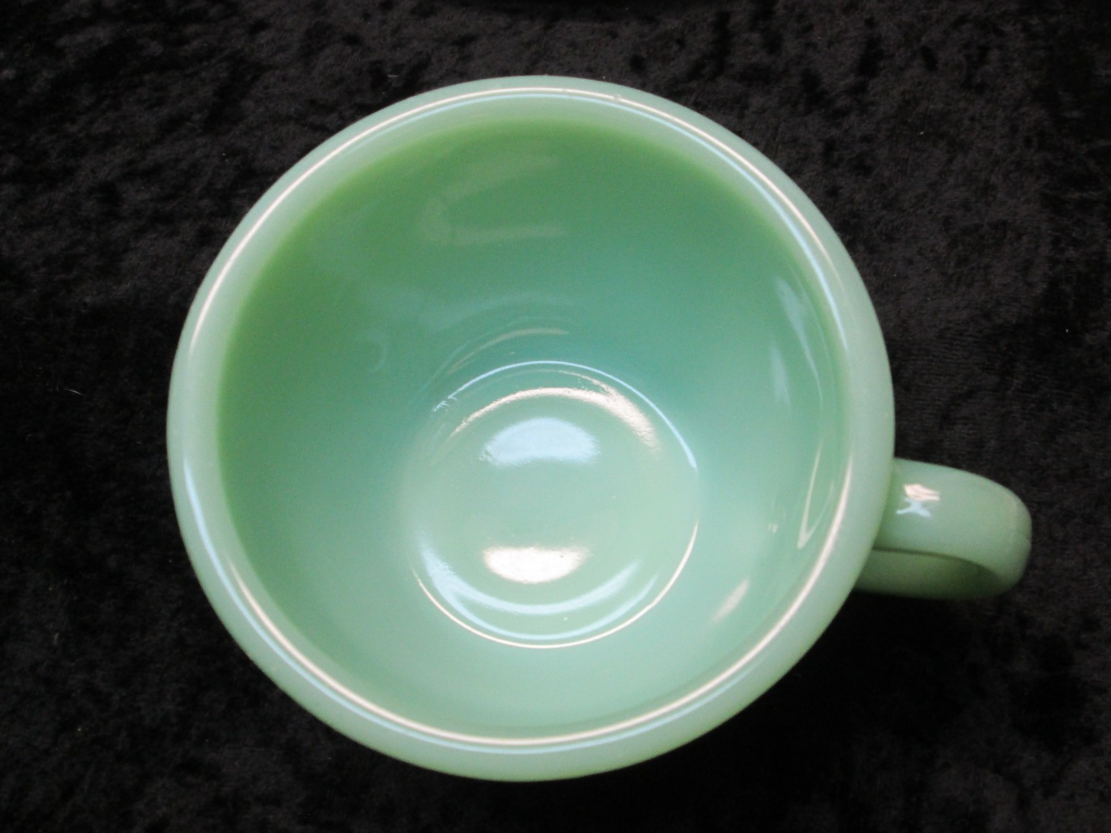 Fire-King Jade-ite Restaurant Ware #G319 Cup & #G295-6″ Saucer Mint NOS