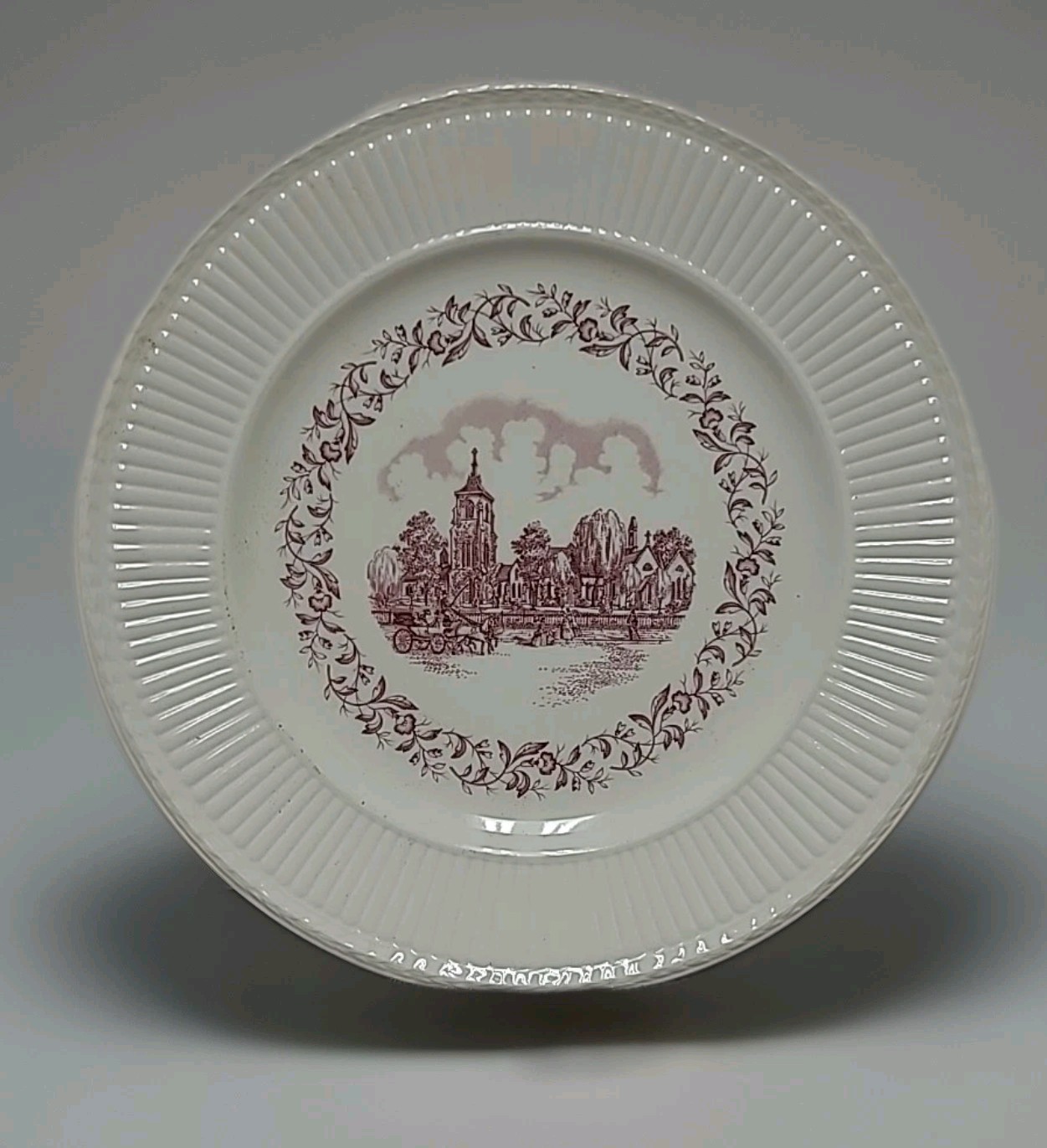 Wedgwood Scenes of Old New York Plate Church of the Transformation 10.5″ Altman