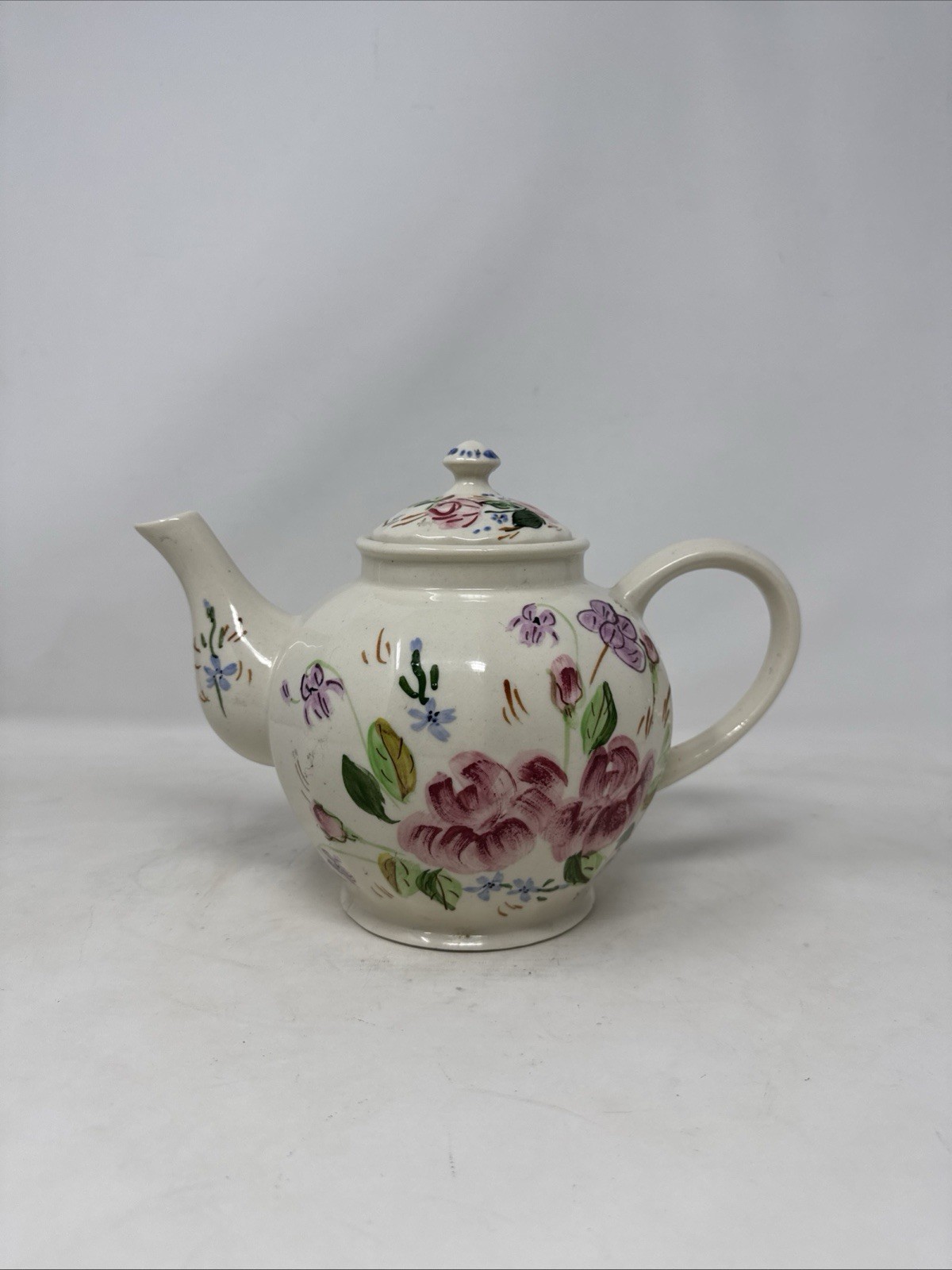 blue ridge southern pottery teapot hand painted VHTF RaRe made in usa vintage