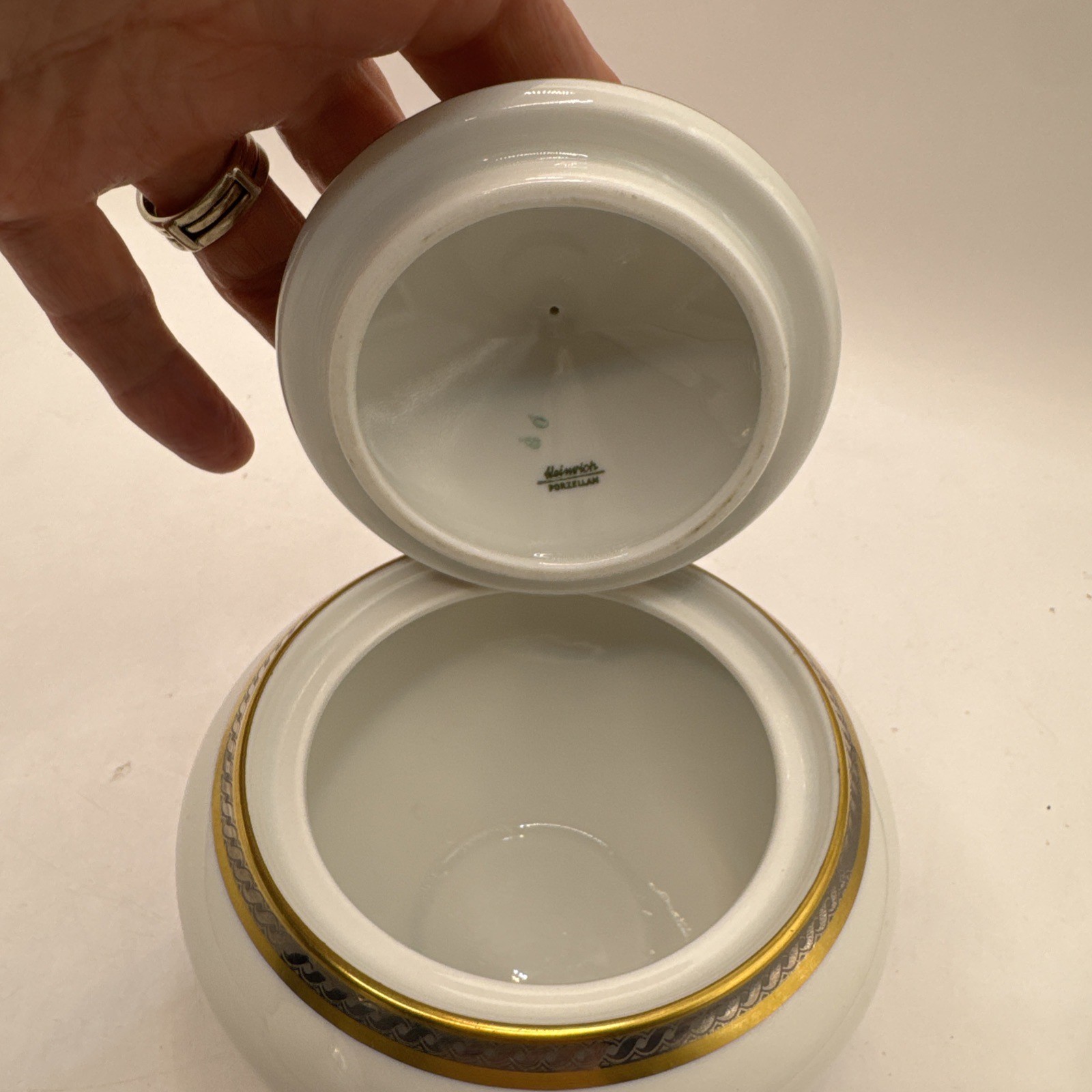 Vintage Heinrich H&C Selb Bavaria Germany Grazie Creamer and Covered Sugar