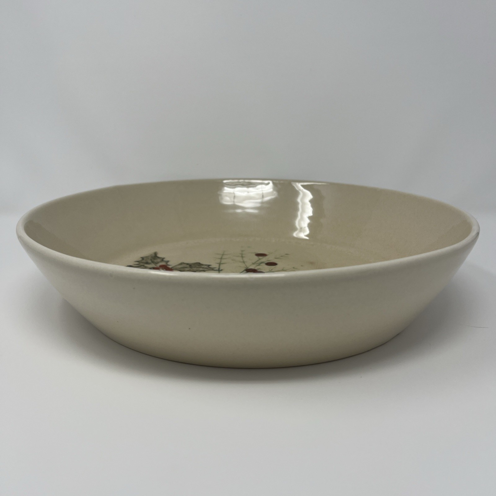 Stoneware Botanical Pasta Bowl 12”