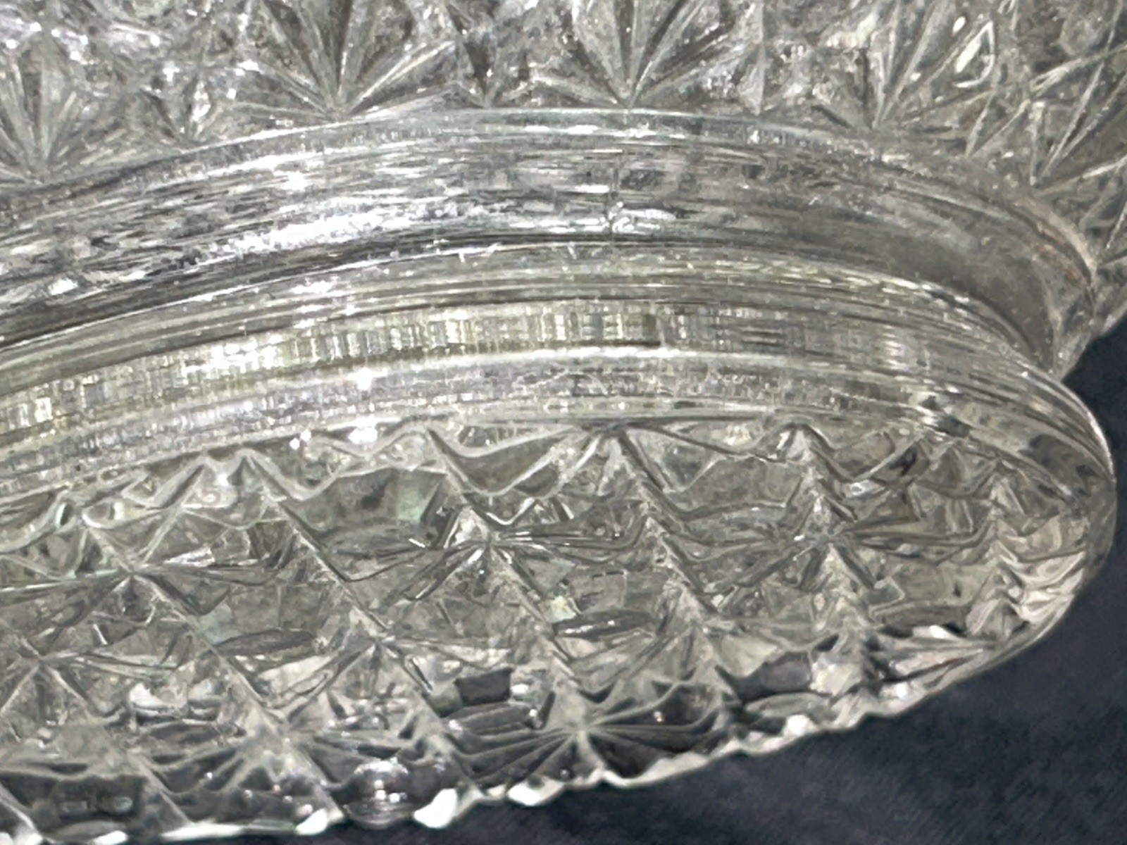Bryce Bros Daisy & Button Glass Pitcher Victorian EAPG c.1800 Antique 8 1/2″