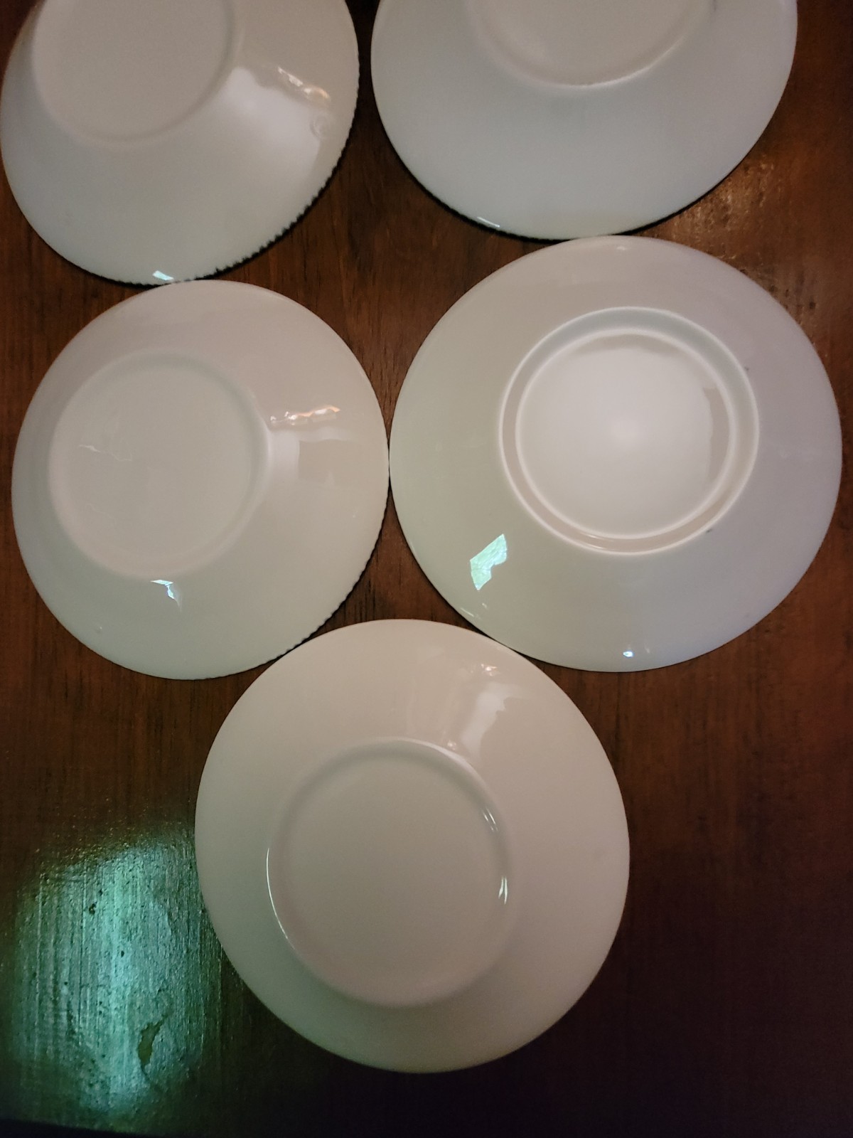 Currier & Ives Royal China Blue White Steamboat 6″ Saucer Plate Vtg