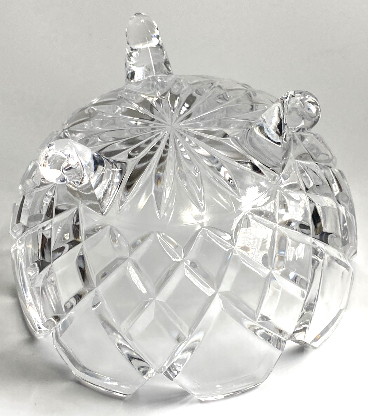 Pretty Three Footed Lead Crystal/Glass? Candy Dish/Bowl