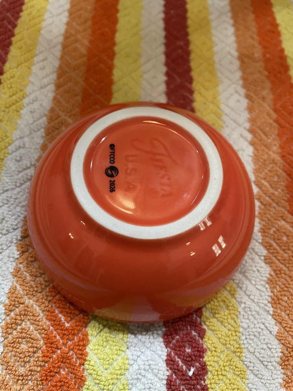 Fiesta FTCCO Happy Pumpkin Mini Pinch Bowl 2026 New Pristine Free Shipping 5 Oz