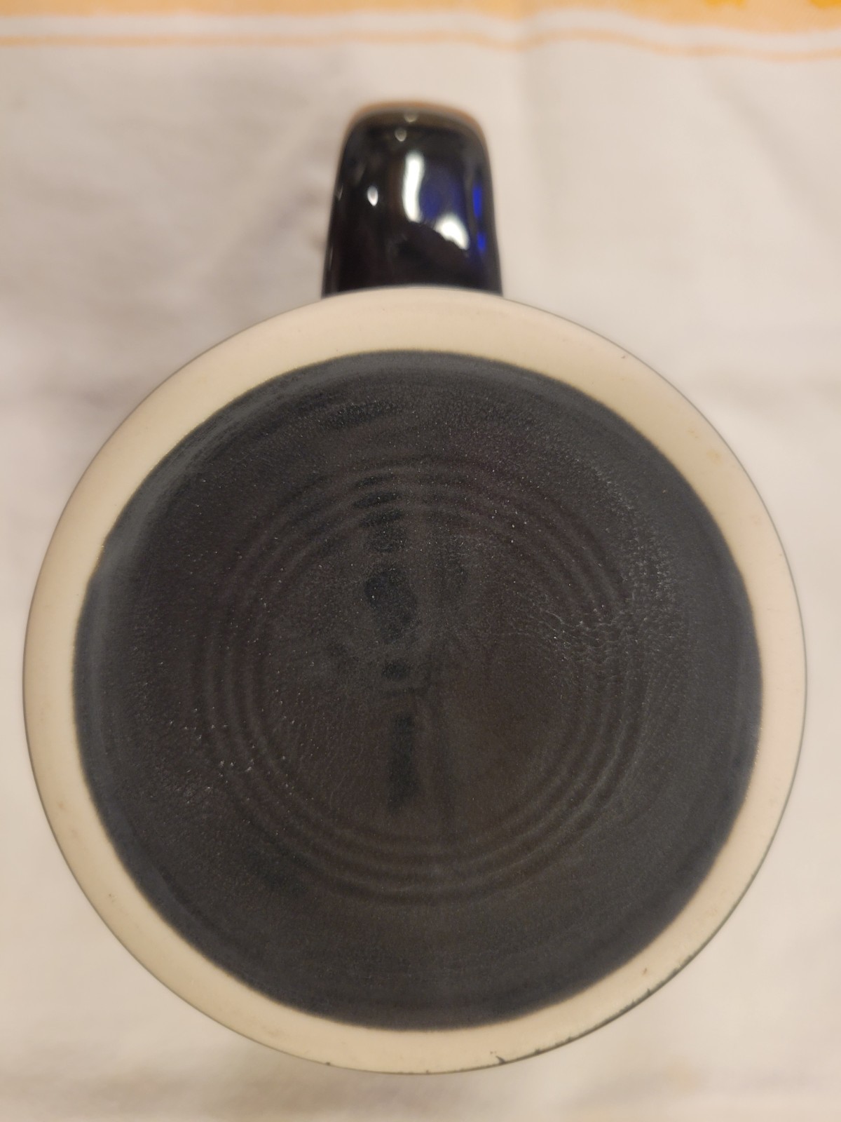 Fiesta Ghosts Slate 15 Oz Tapered Mug Halloween Retired Made in USA