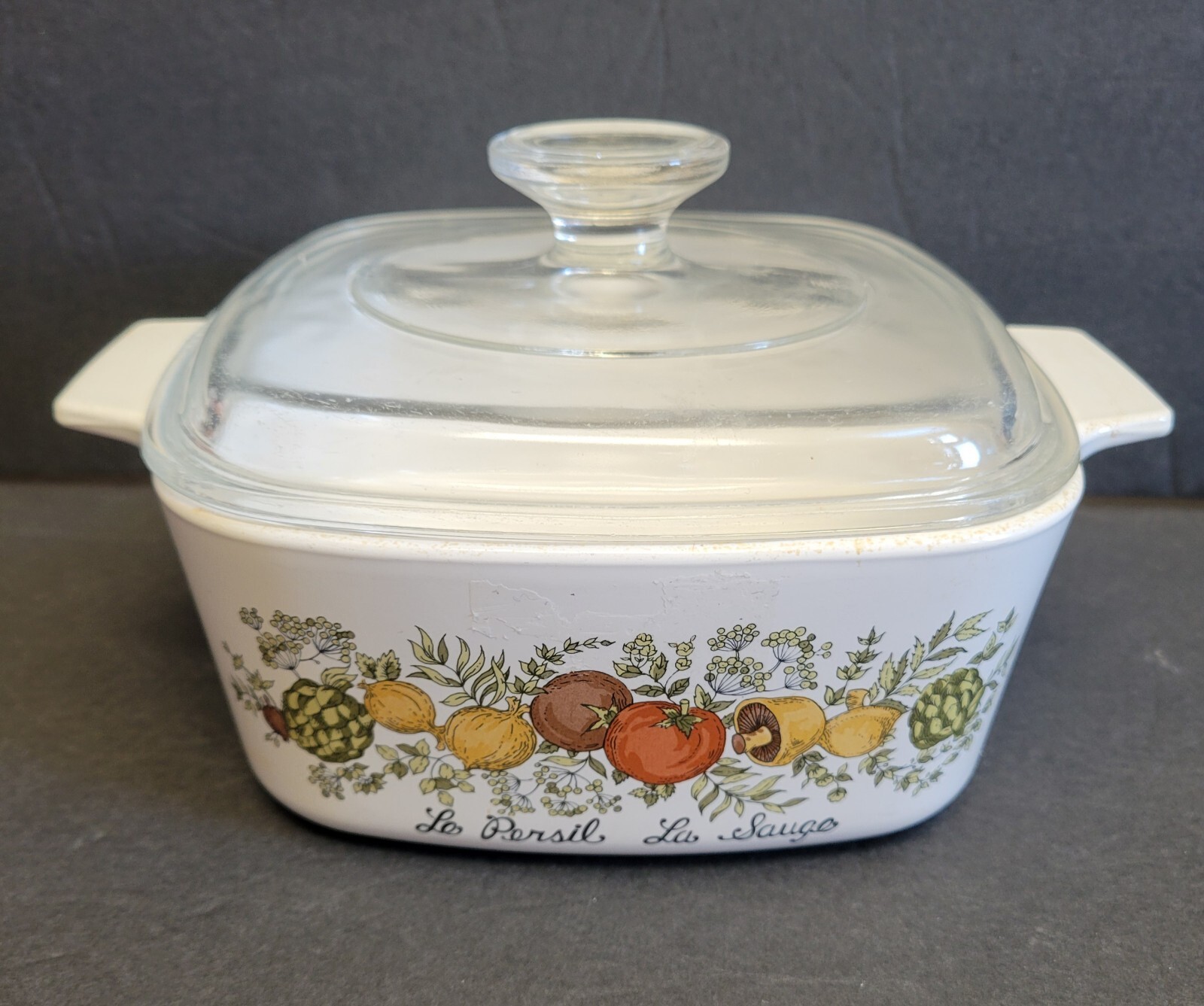 Corning Spice of Life Spice Life 14 pc Lot Set Casserole Dishes Lids 1972 Trivet