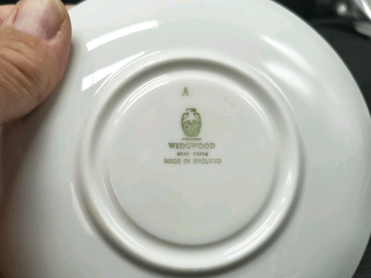 Wedgwood Halford Coffee/Tea Cups and Saucers – Excellent Used Condition Pair