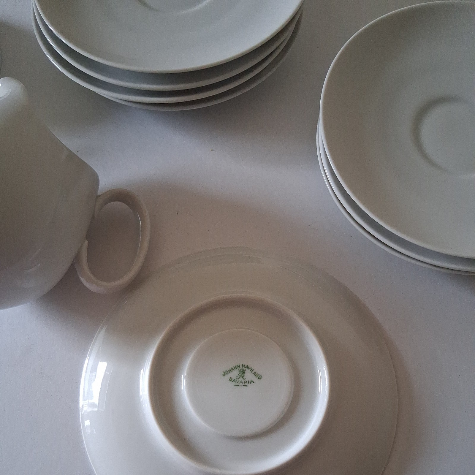 Vintage Haviland Johann Bavaria 10pc Set Includes 8 Saucers,1 Tea cup & 1 Poure