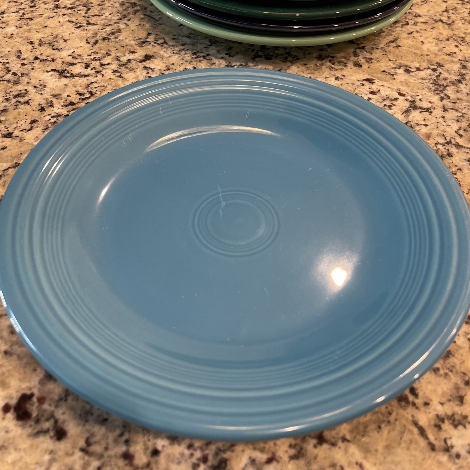 (8) Classic Fiesta Ware 10.5″ Mixed Colors Dinner Plates USA