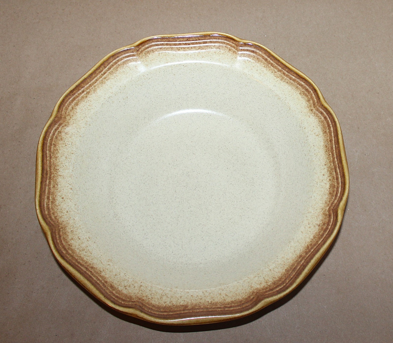 Mikasa Whole Wheat E800 Stoneware Serving Platter 12.5″ & Serving Veg Bowl 9.75″