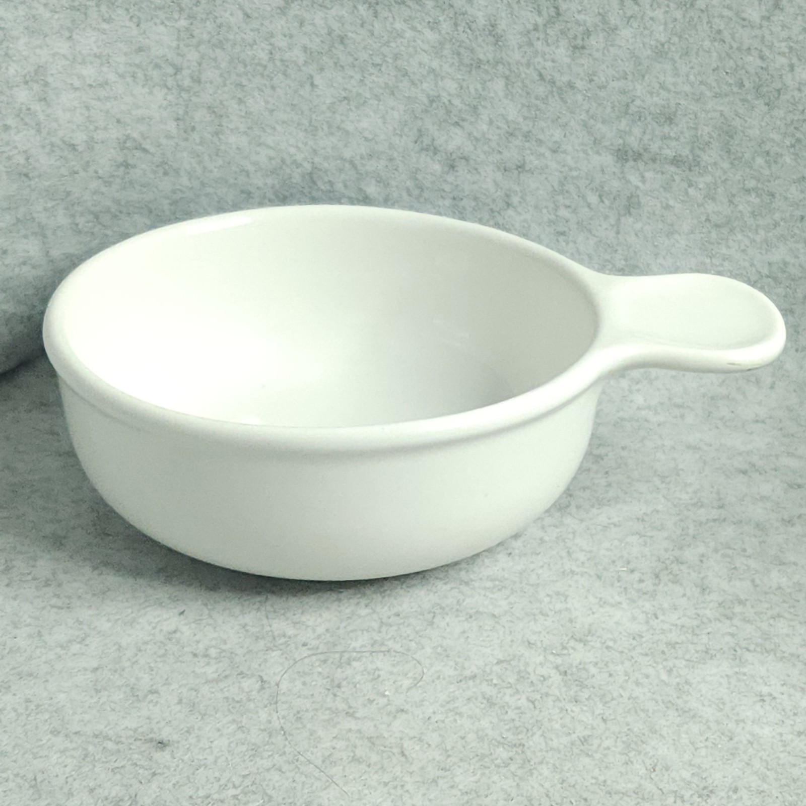 CorningWare French White 15 oz Stoneware Grab It Soup Bowl With Handle