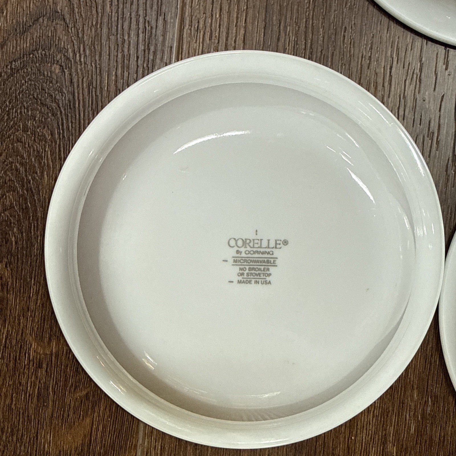 Corelle Spring Blossom Garden Ivy Green Rim Bowls 7.25″ Soup Cereal Set of 7