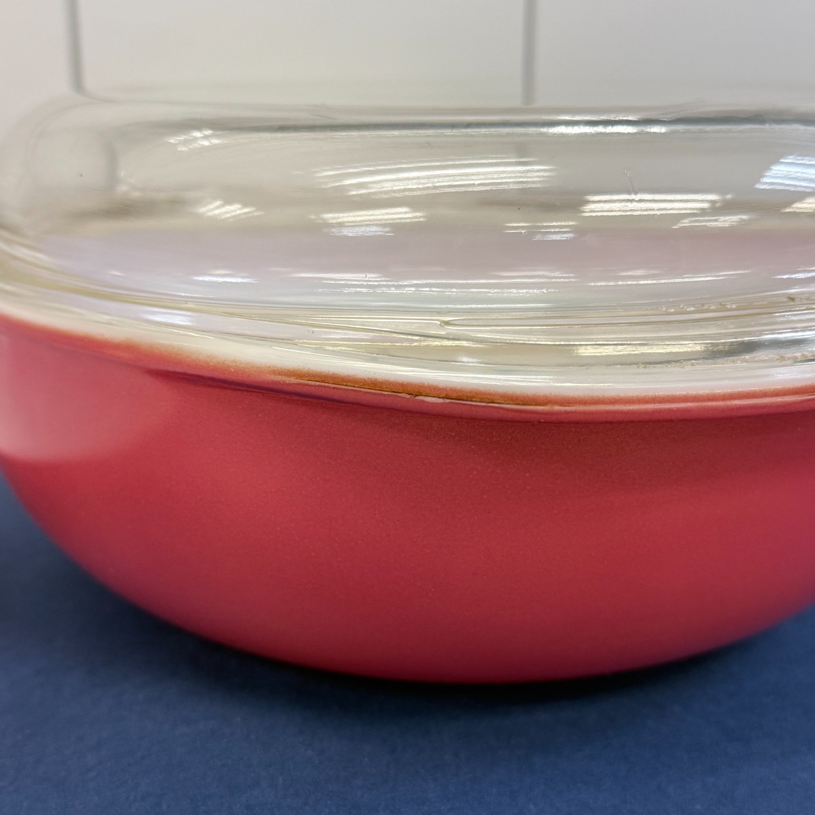 Vintage Pyrex Flamingo Pink Casserole Pie Plate Set 1950s Milk Glass Dishes