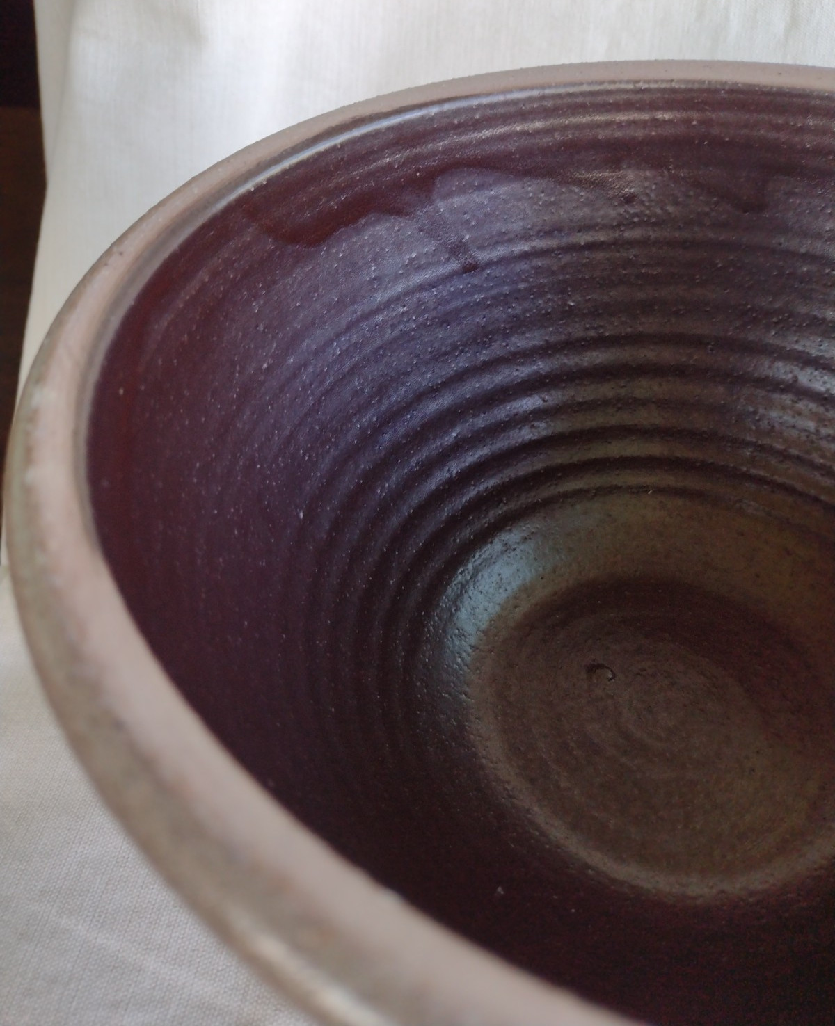 Vintage 1994 Rockdale Union Stoneware Handmade Bowl Wisconsin Ducks Unlimited