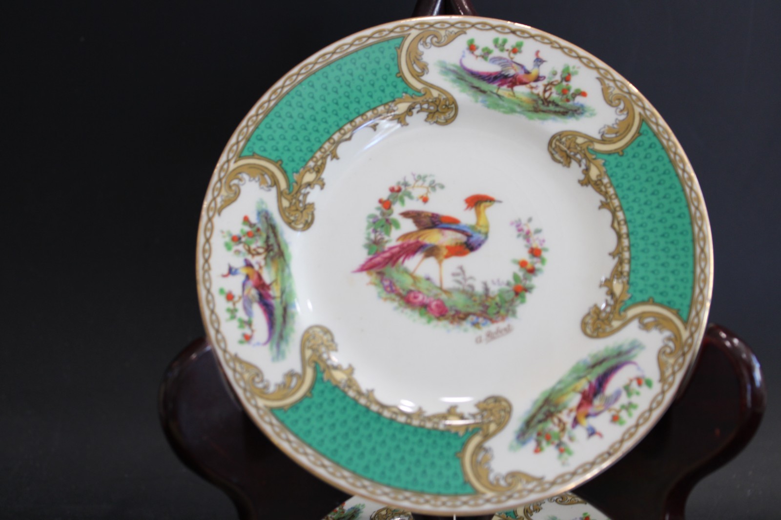 Myott Staffordshire Chelsea Bird 12 Bread Plates 6 3/8 (2 Crazing)