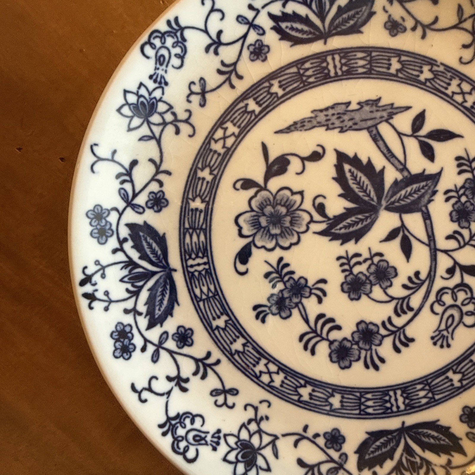VTG Porcelain 6″ Saucer Made In Japan Blue Onion Pattern Tea Coffee Replacement