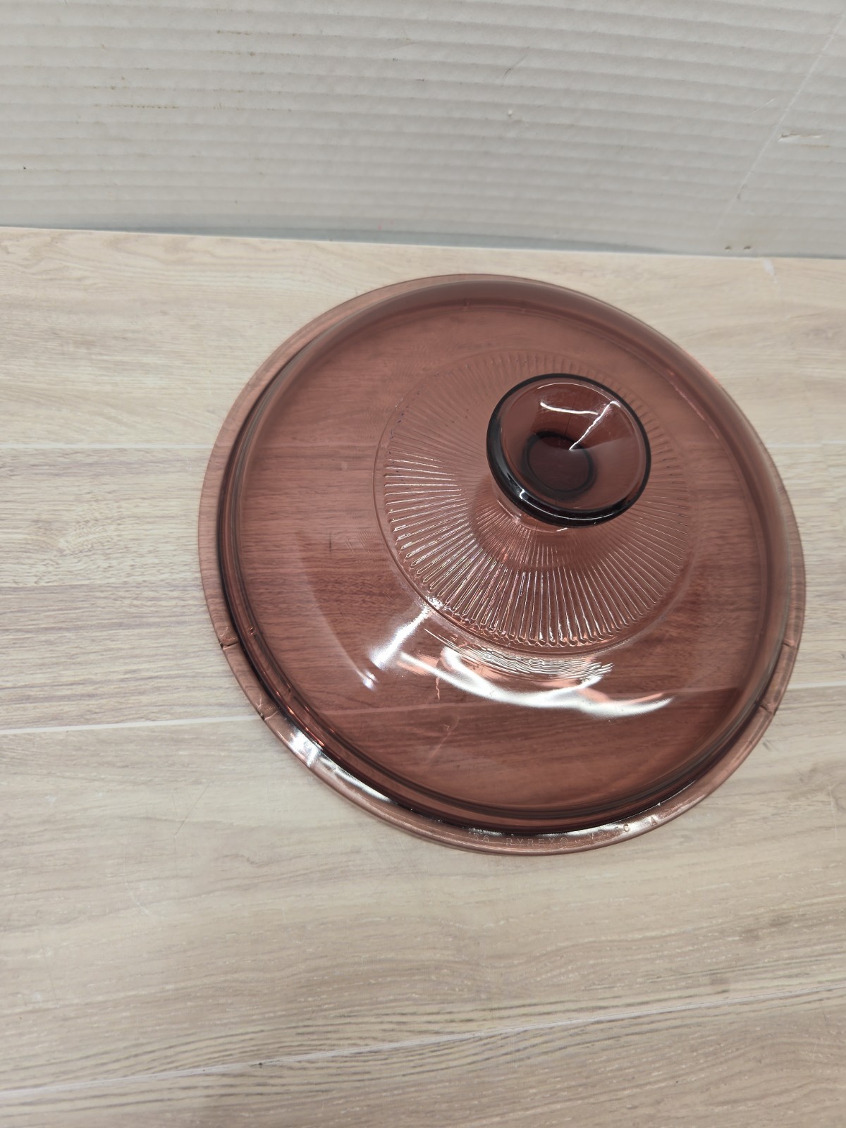 Pyrex Replacement Cranberry Glass Lid V-2.5-C for Corning Vision Pot 8 7/16″