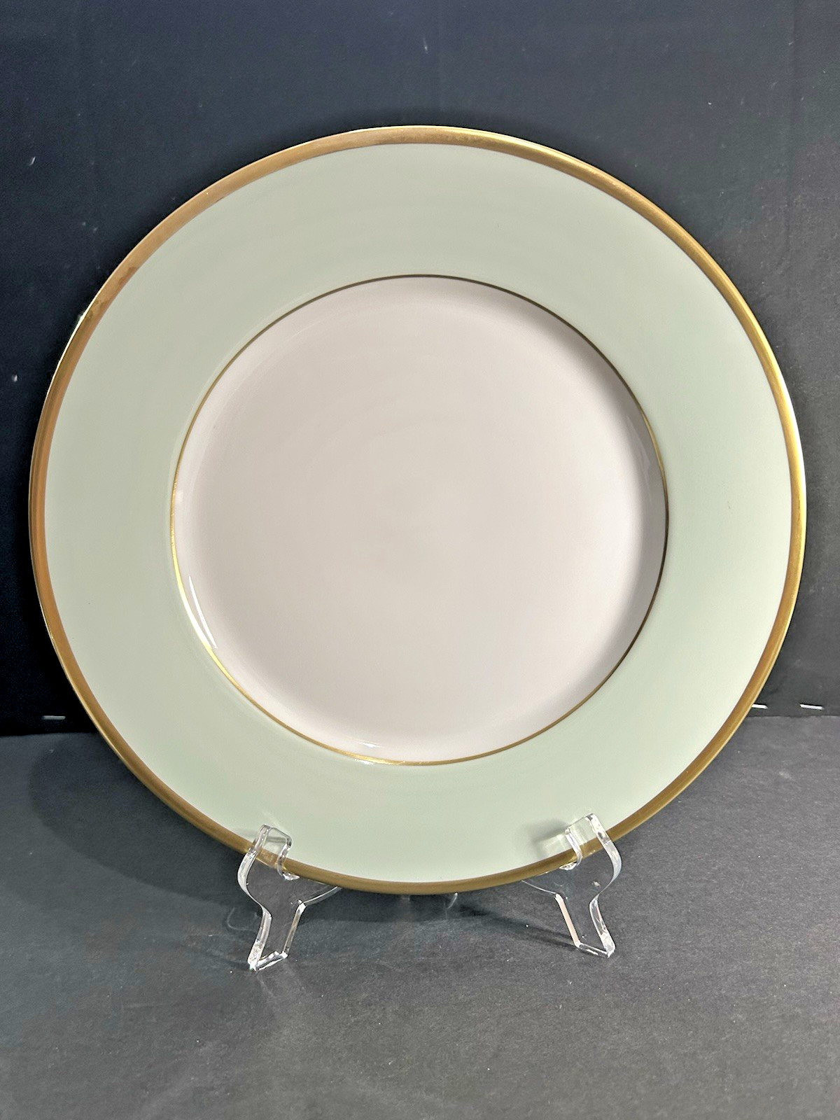 Legle Limoges Chamart Sous Le Soleil 10.25” Dinner Plate Celadon **READ**