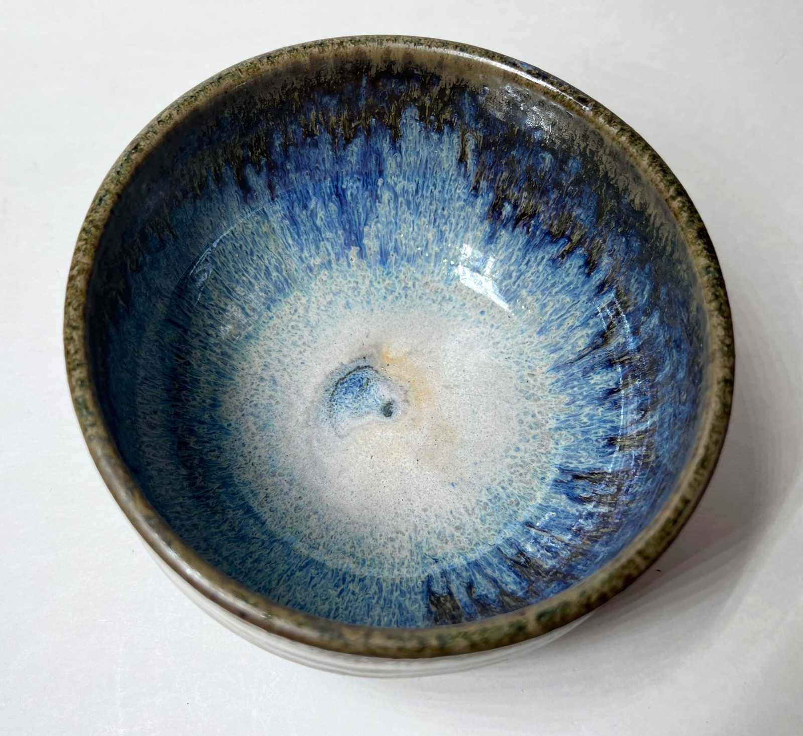 Vintage Artist Marked Studio Pottery Stoneware Bowl