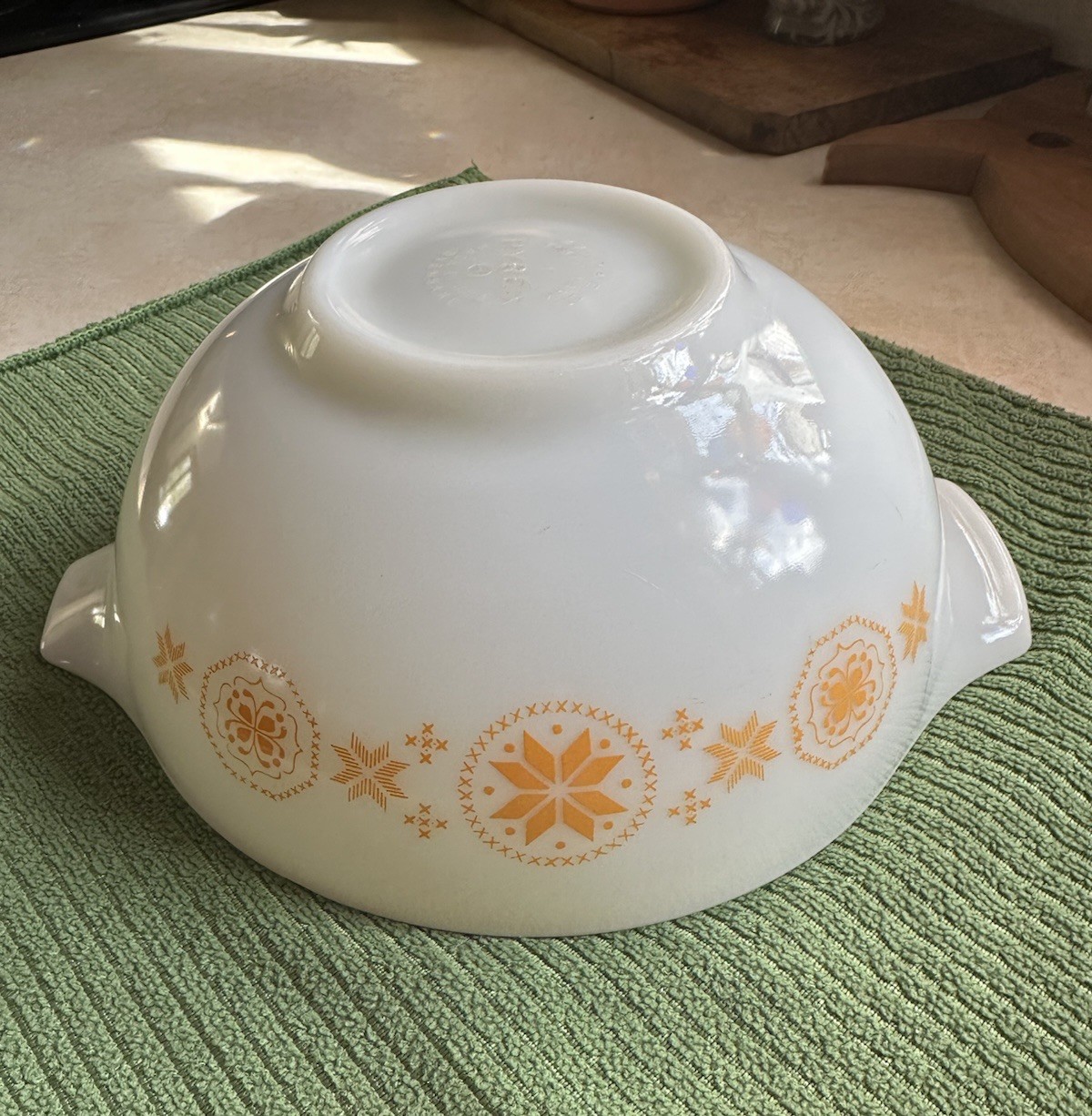 1963 Pyrex Town & Country 2 1/2 Qt Nesting Mixing Cinderella Bowl #443 EUC