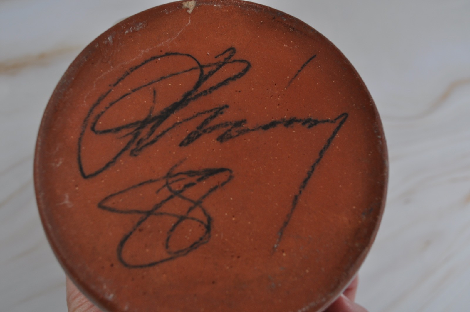 Vintage Tom Phinney Ceramic Abstract Pitched Signed 1988
