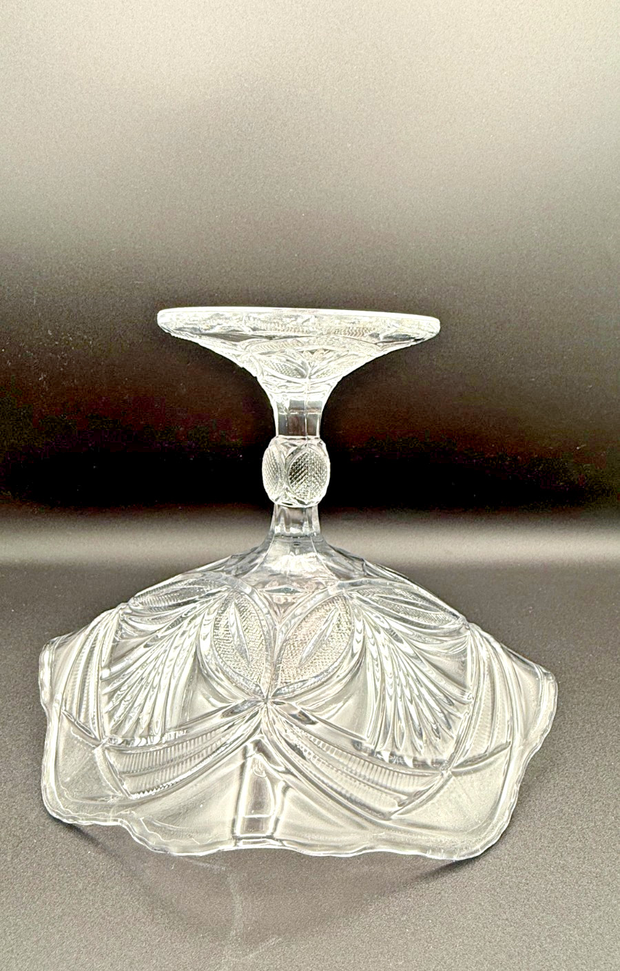 Bryce Higbee “Beautiful Lady” Open Compote Centerpiece 5.25″ EAPG Antique 1905
