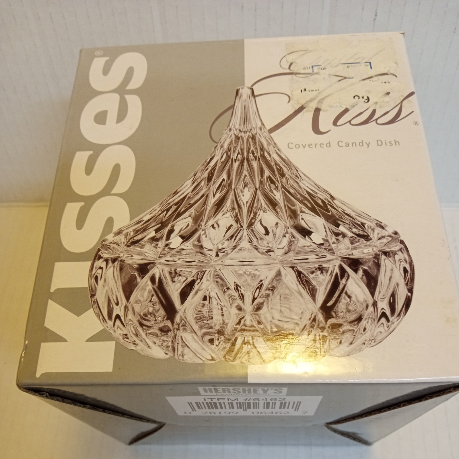 Hershey’s Kisses Crystal Candy Dish Shannon Crystal Designs by Godinger 6″ tall