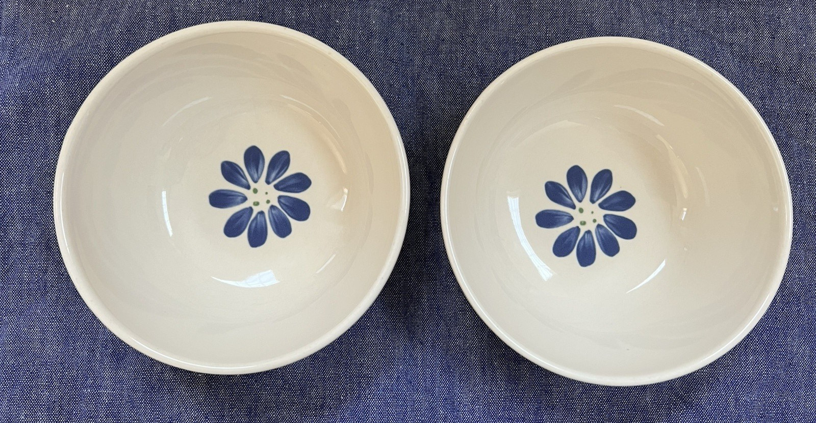 Pfaltzgraff Springwood Soup Cereal Bowls Set of 2 Discontinued Pattern 5 1/2″