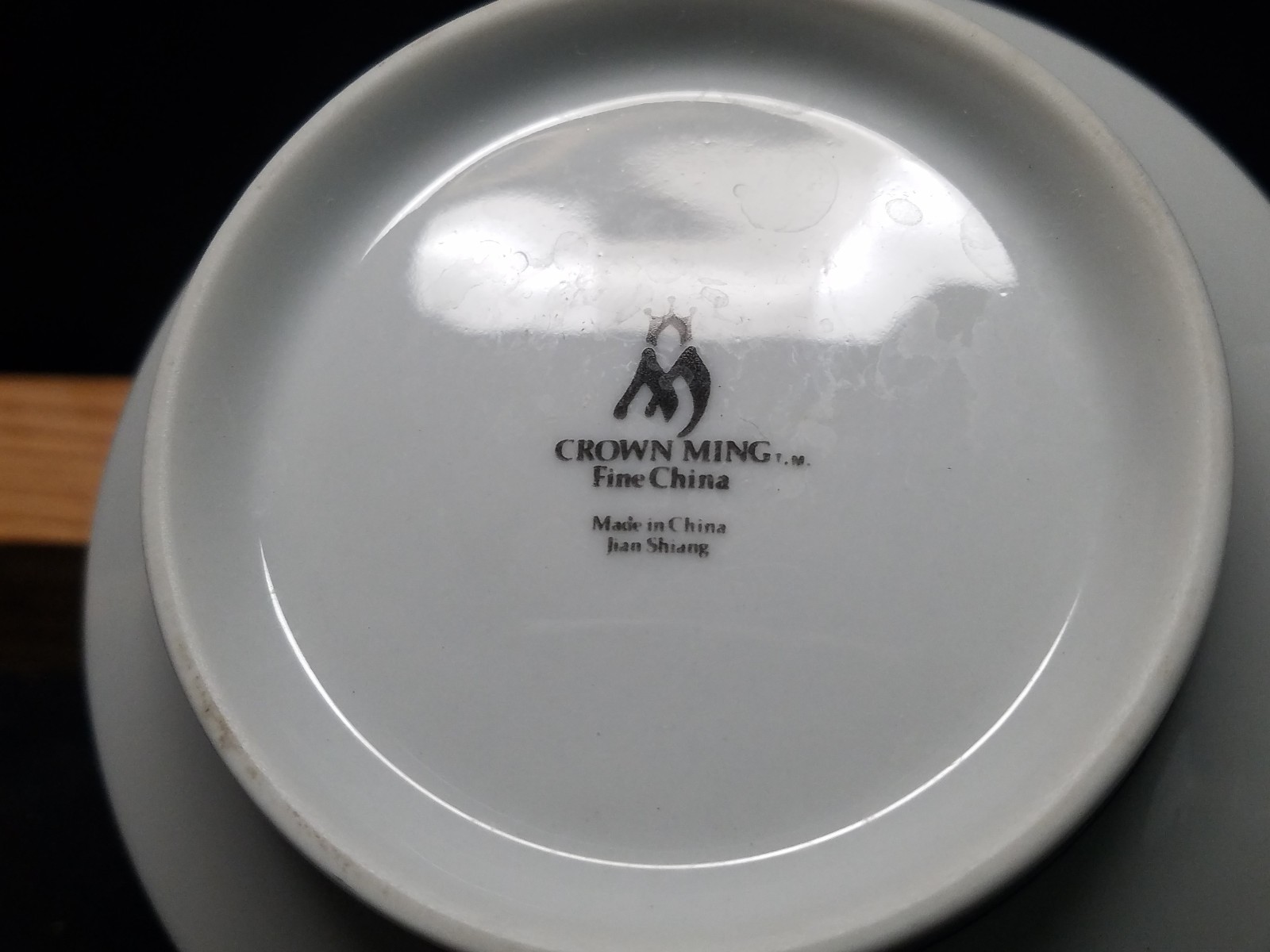 Crown Ming Fine China Royal Palm Creamer and Sugar Bowl