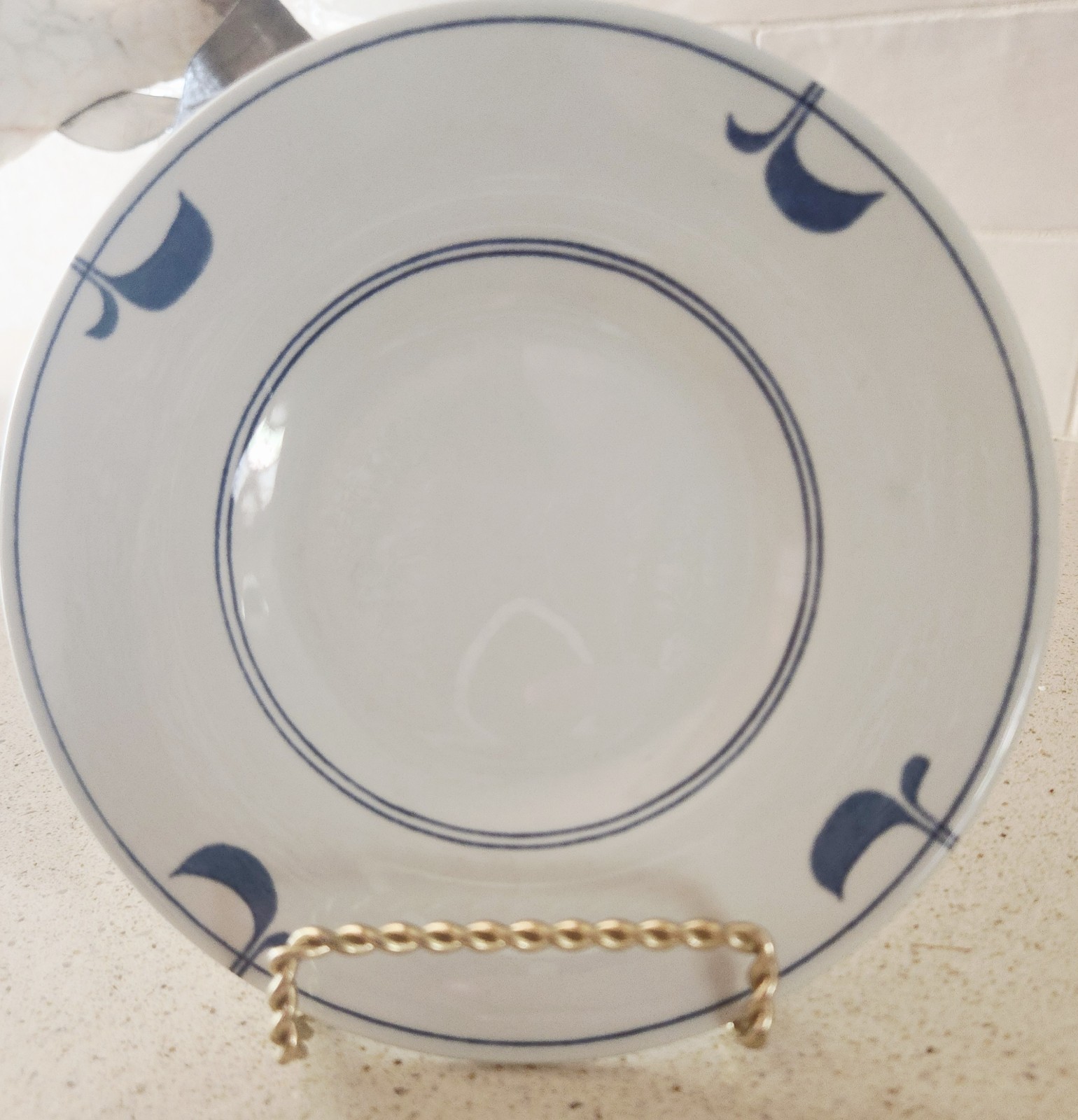 Gustavsberg ‘MING’ Stig Lindberg Saucer 6″ Sweden 70’s Vintage